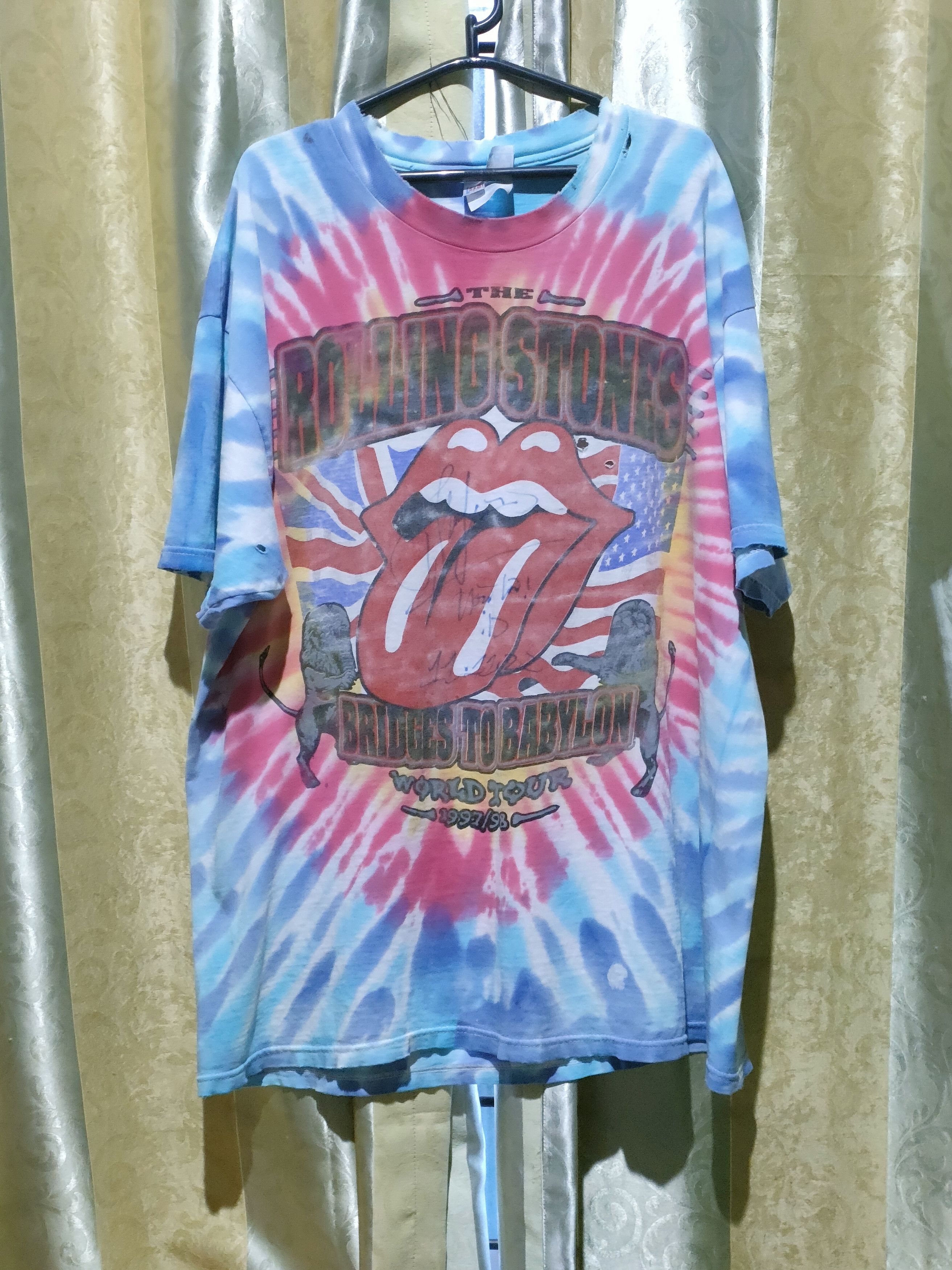 Japanese Brand × The Rolling Stones × Vintage Rolling Stone Pearl Jam Shirt Size US L / EU 52-54 / 3 - 1 Thumbnail