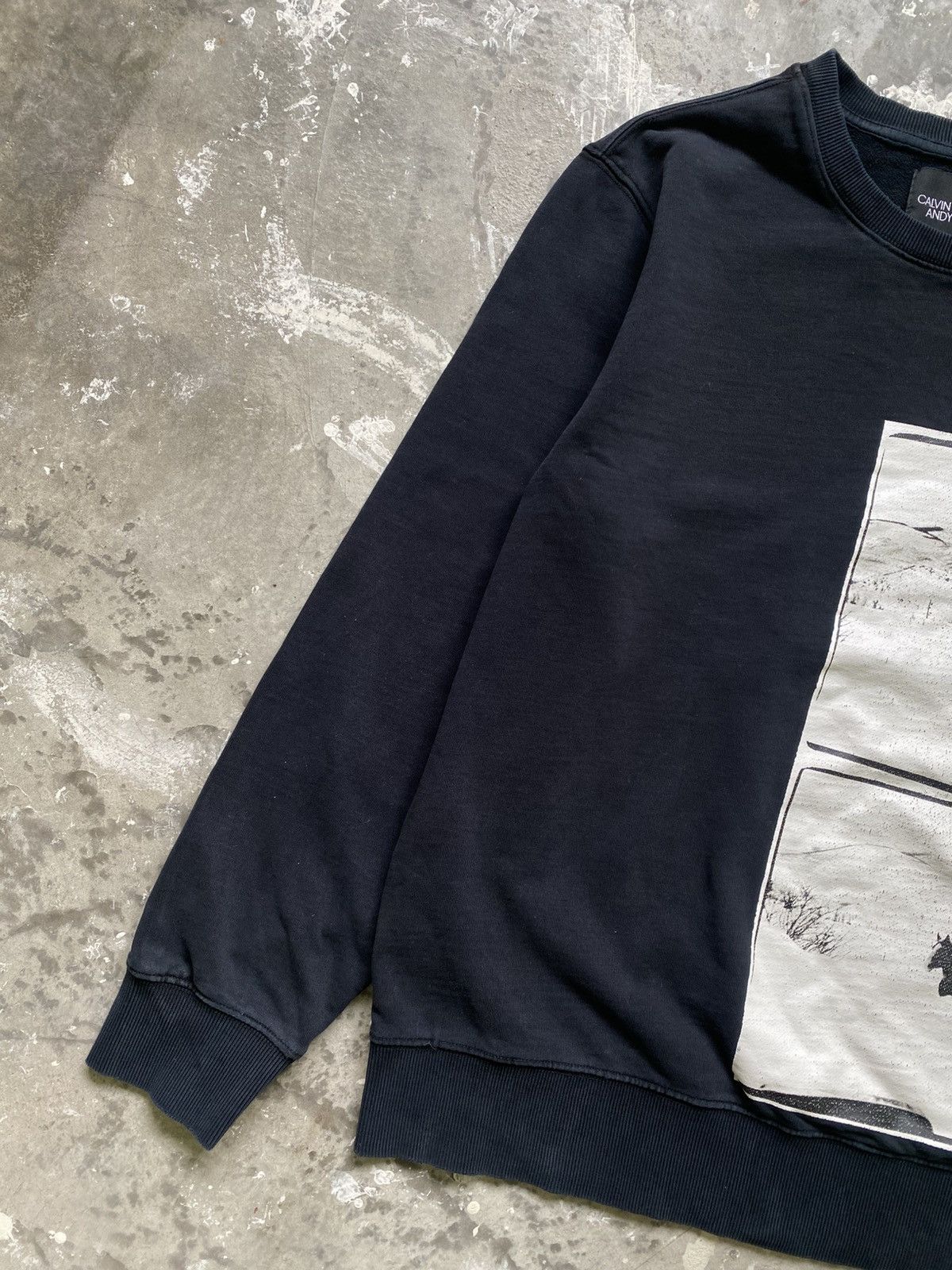 Calvin Klein Calvin Klein X Andy Warhol By Raff Simons Art Pullover Size US L / EU 52-54 / 3 - 2 Thumbnail