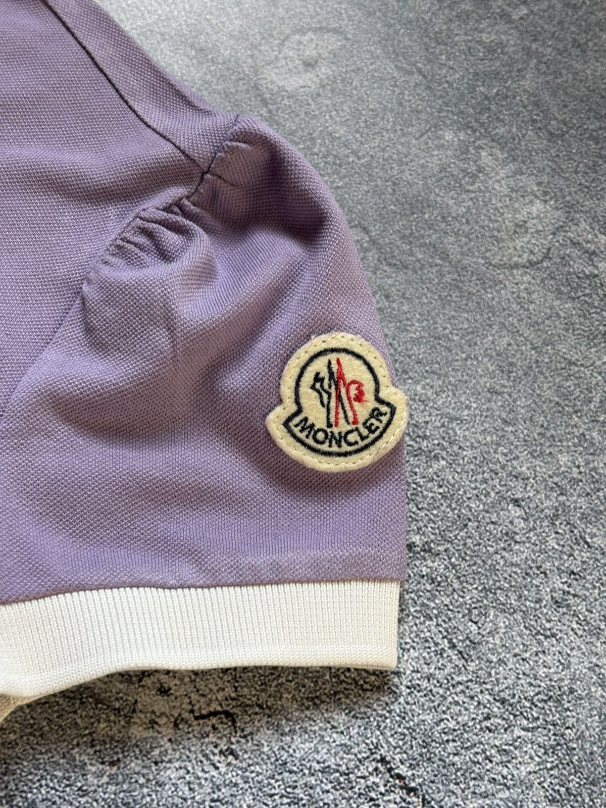 Moncler Moncler Luxury Woman’s Purple Polo Button Up Size S / US 4 / IT 40 - 5 Thumbnail