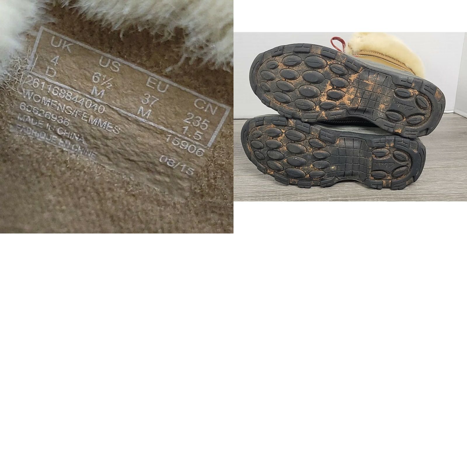 Clarks Clarks Mazlyn Arctic Duck Boots Womens 6.5 M Brown Leather Faux Fur Duck Snow Boot Womens Shoes Size US 7 / IT 37 - 8 Thumbnail