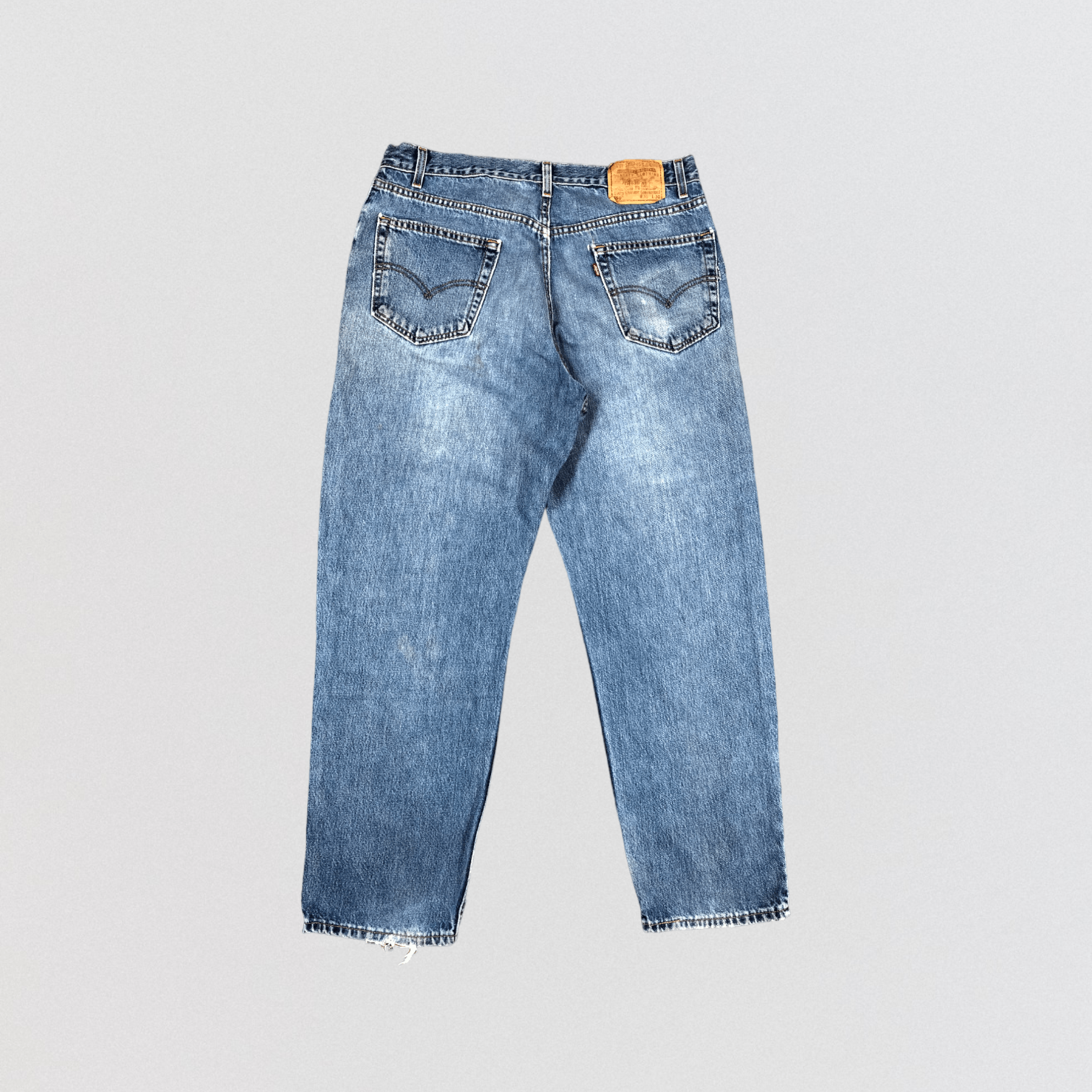 Levi's × Vintage Vintage Levis Jeans Lot 550-JM704 Size US 35 - 3 Thumbnail