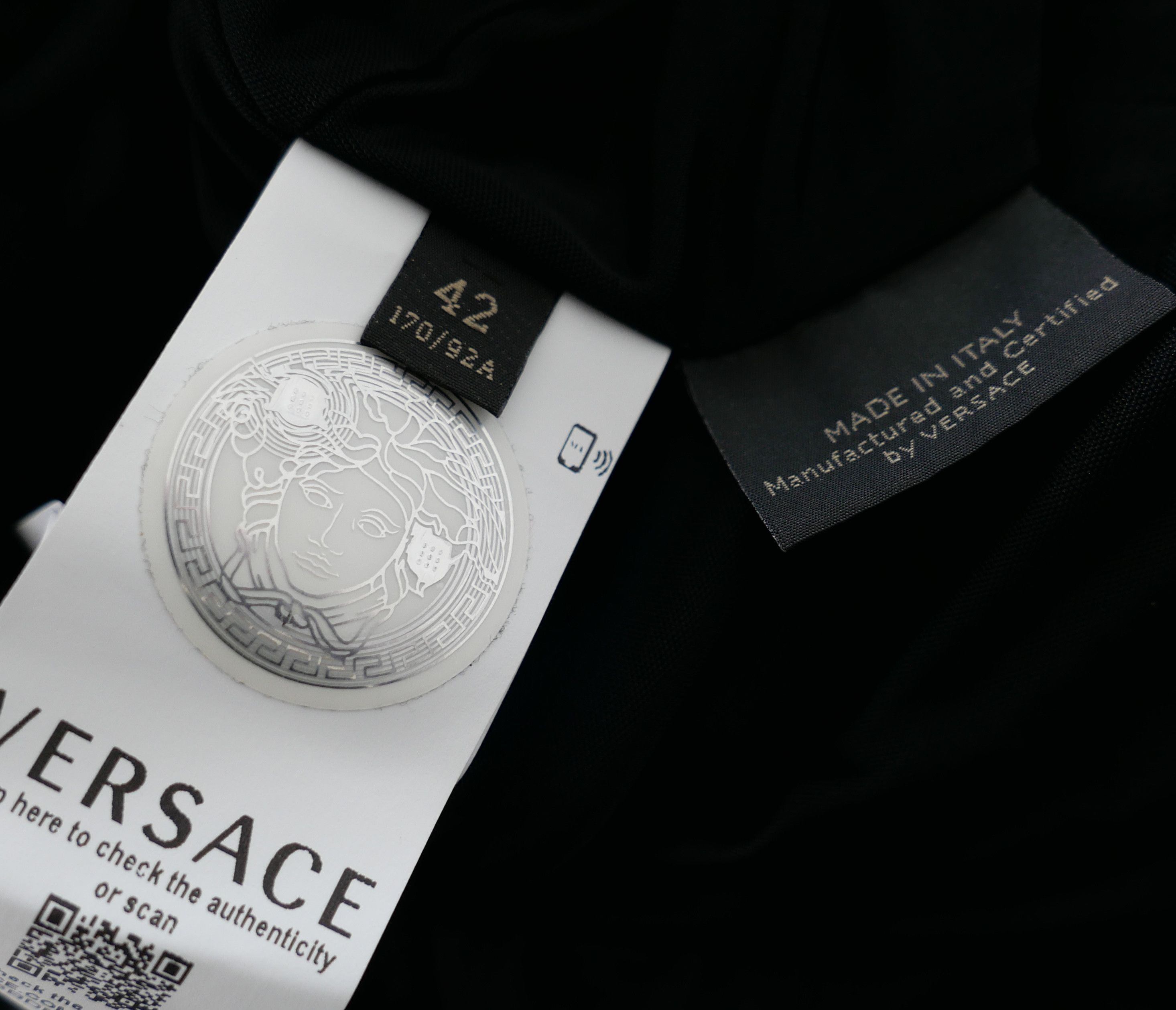 Versace Versace Medusa Button Draped Dress Size S / US 4 / IT 40 - 6 Thumbnail