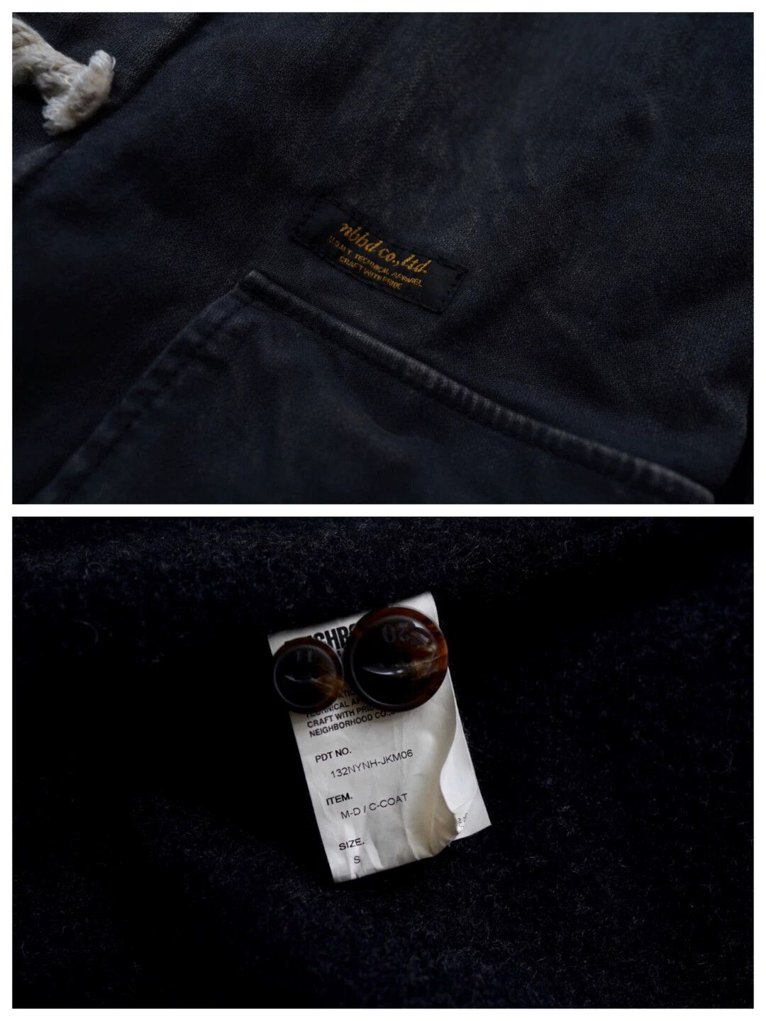 Neighborhood NBHD 13AW Washed M-D/C-COAT S Jacket Size US S / EU 44-46 / 1 - 6 Thumbnail