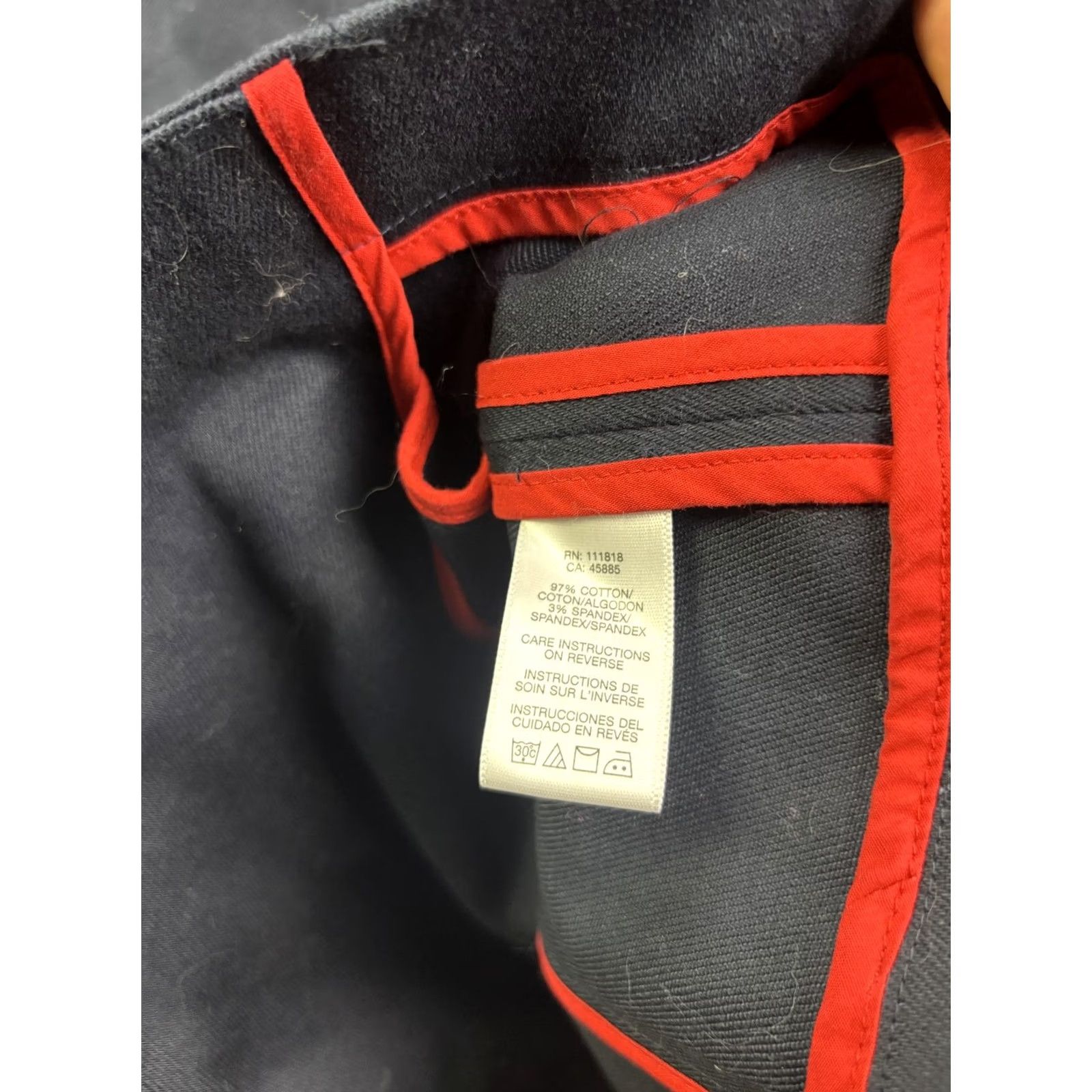 Michael Kors Michael Kors Jacket Womens M Blue Pea Coat Double Breasted Zipped Pockets Front Button Cap Stitch Twill Short Coat Casual Size M / US 6-8 / IT 42-44 - 6 Thumbnail