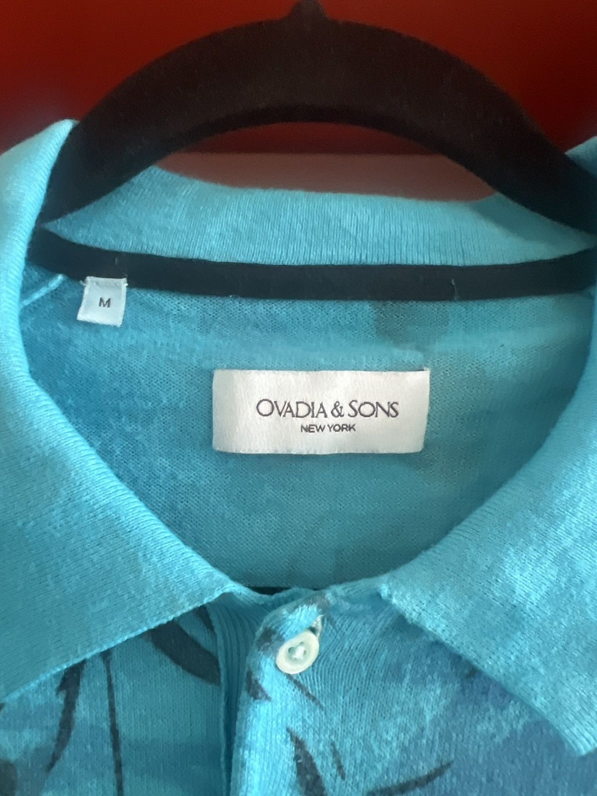 Ovadia & Sons Ovadia & Sons Over Dyed Polo Size US M / EU 48-50 / 2 - 3 Thumbnail