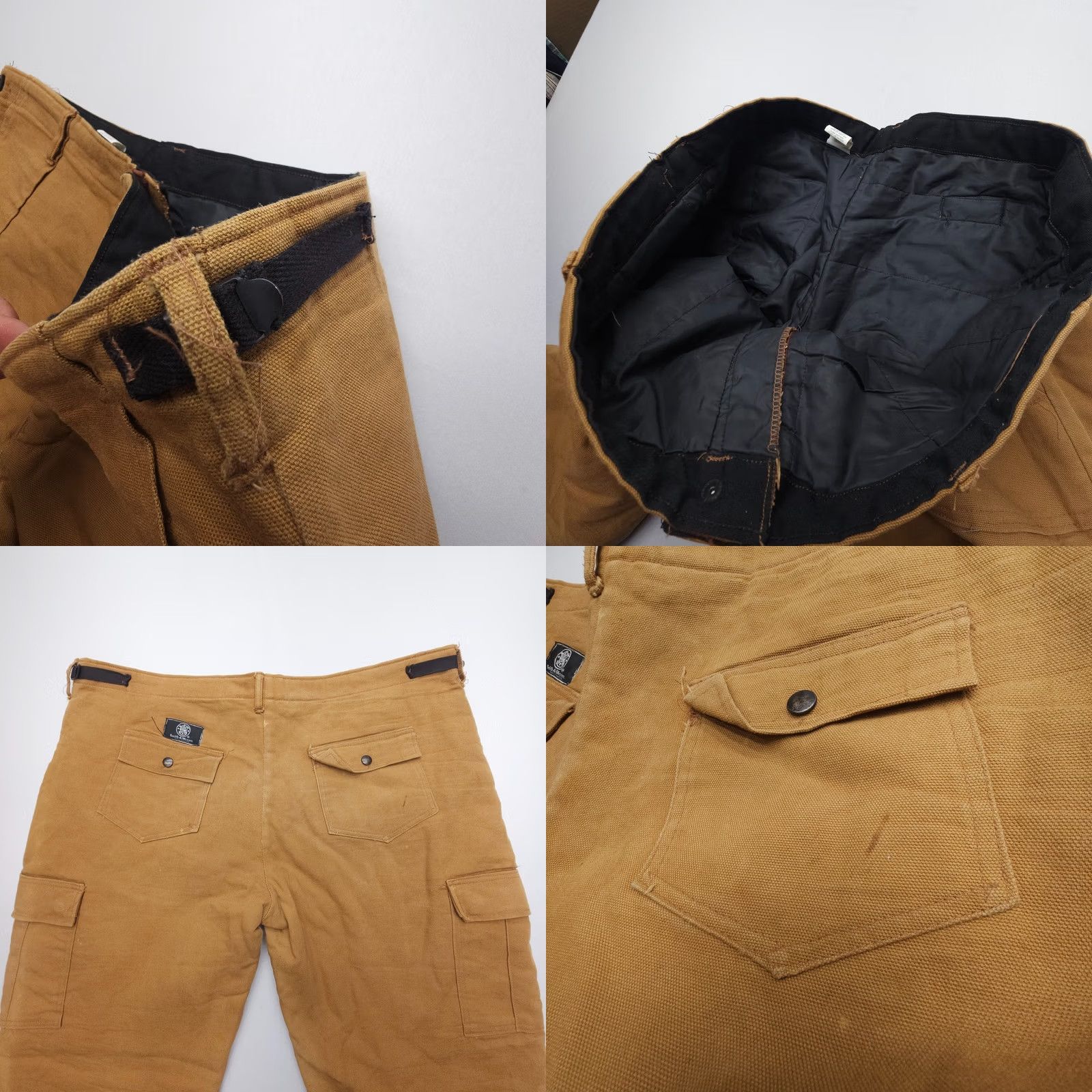 Vintage Prestige Apparel Pants Cargo 2XL Brown Cotton Lined 5-Pocket Workwear Vintage VTG Not N/A Size US 39 - 9 Thumbnail