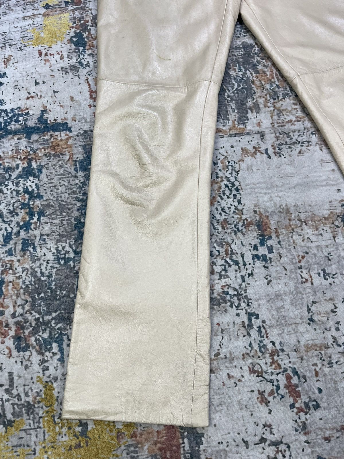 Genuine Leather Le Panier Marque Deposee Leather Pants Size 24" / US 00 / IT 34 - 5 Thumbnail
