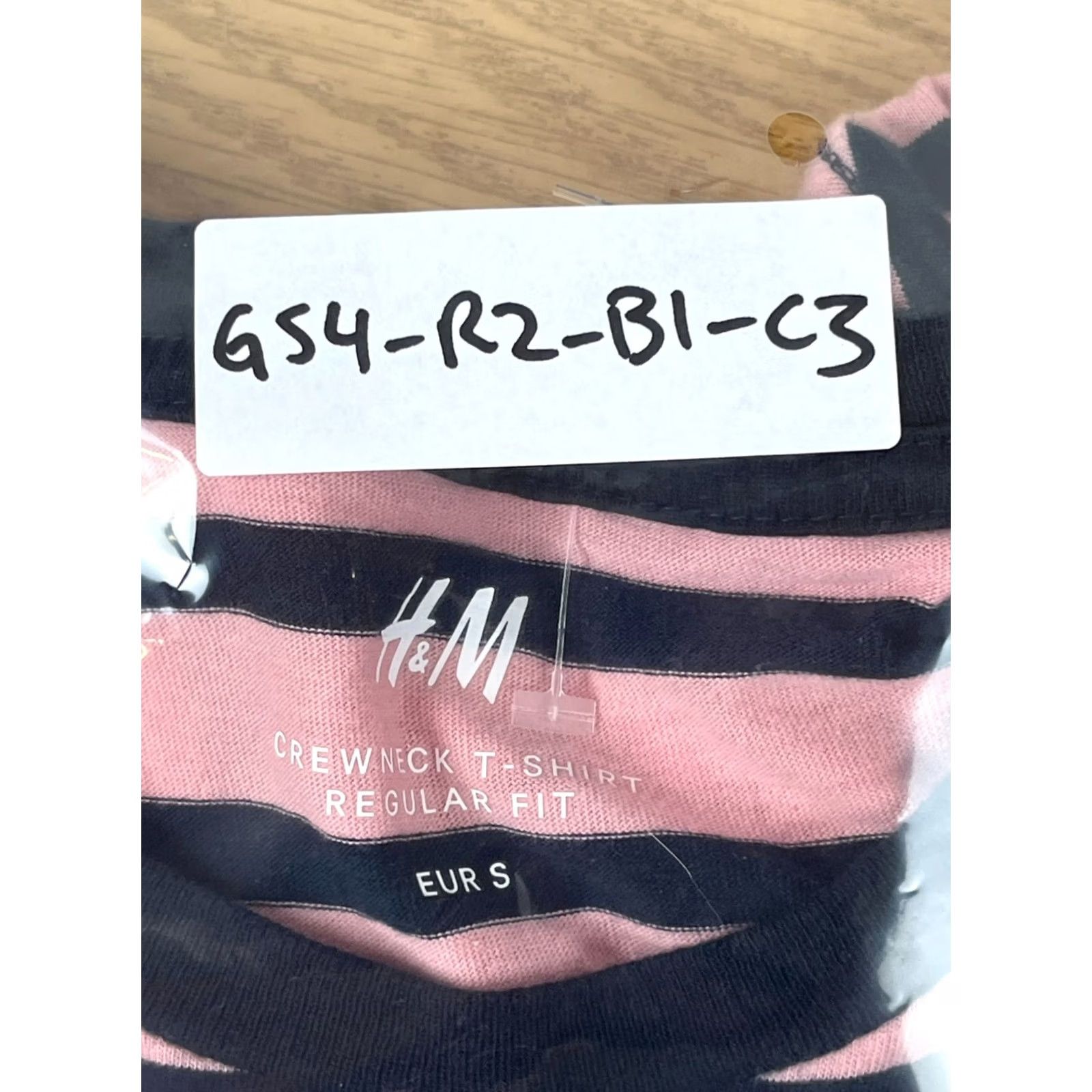 H&M H&M T-Shirt Mens Size S Blue Pink Navy Striped Crewneck Short Sleeve Tee Size US S / EU 44-46 / 1 - 8 Thumbnail