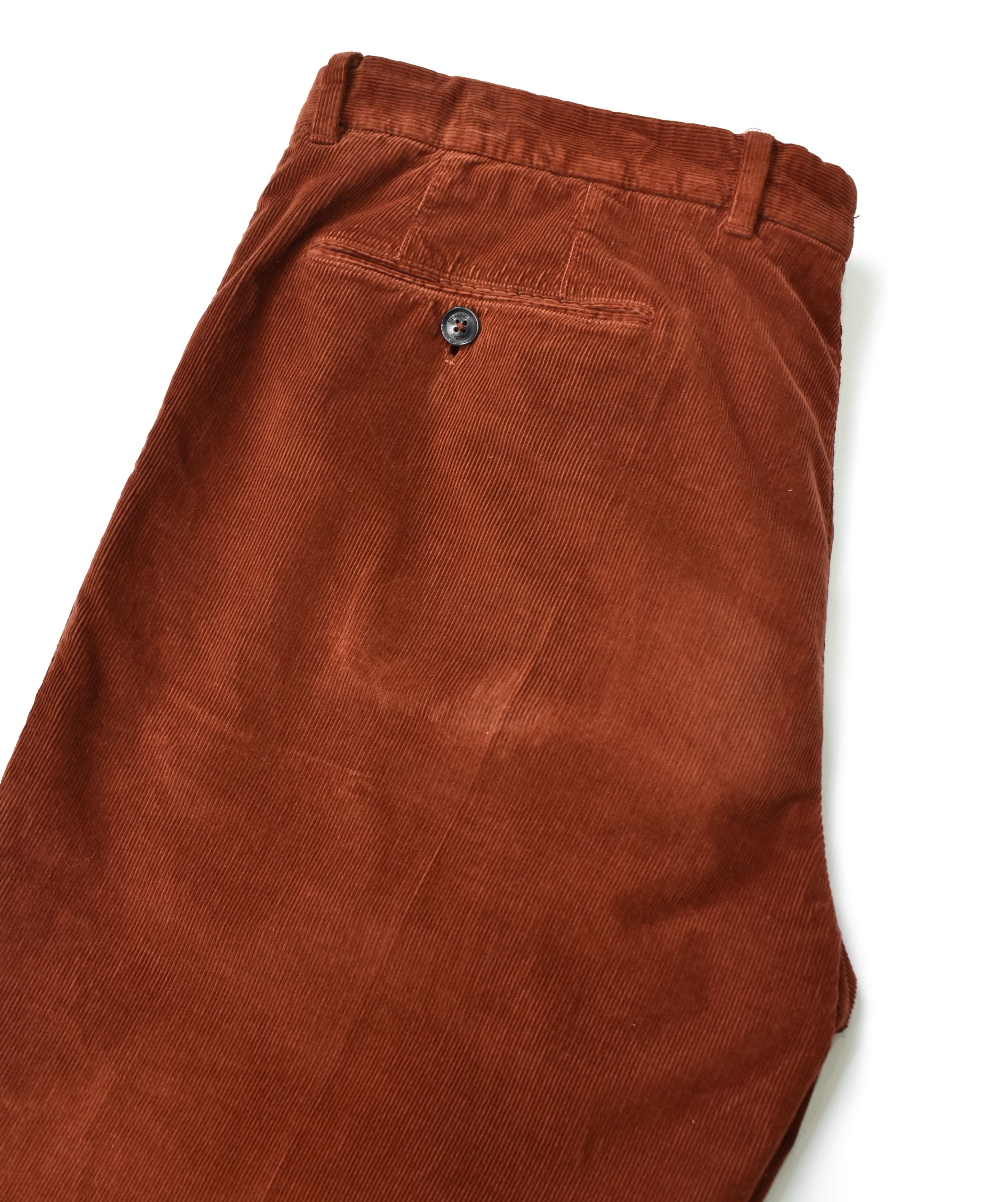 Ermenegildo Zegna ERMENEGILDO ZEGNA Slim Fit Corduroy Pants Cotton Size US 38 / EU 54 - 13 Thumbnail