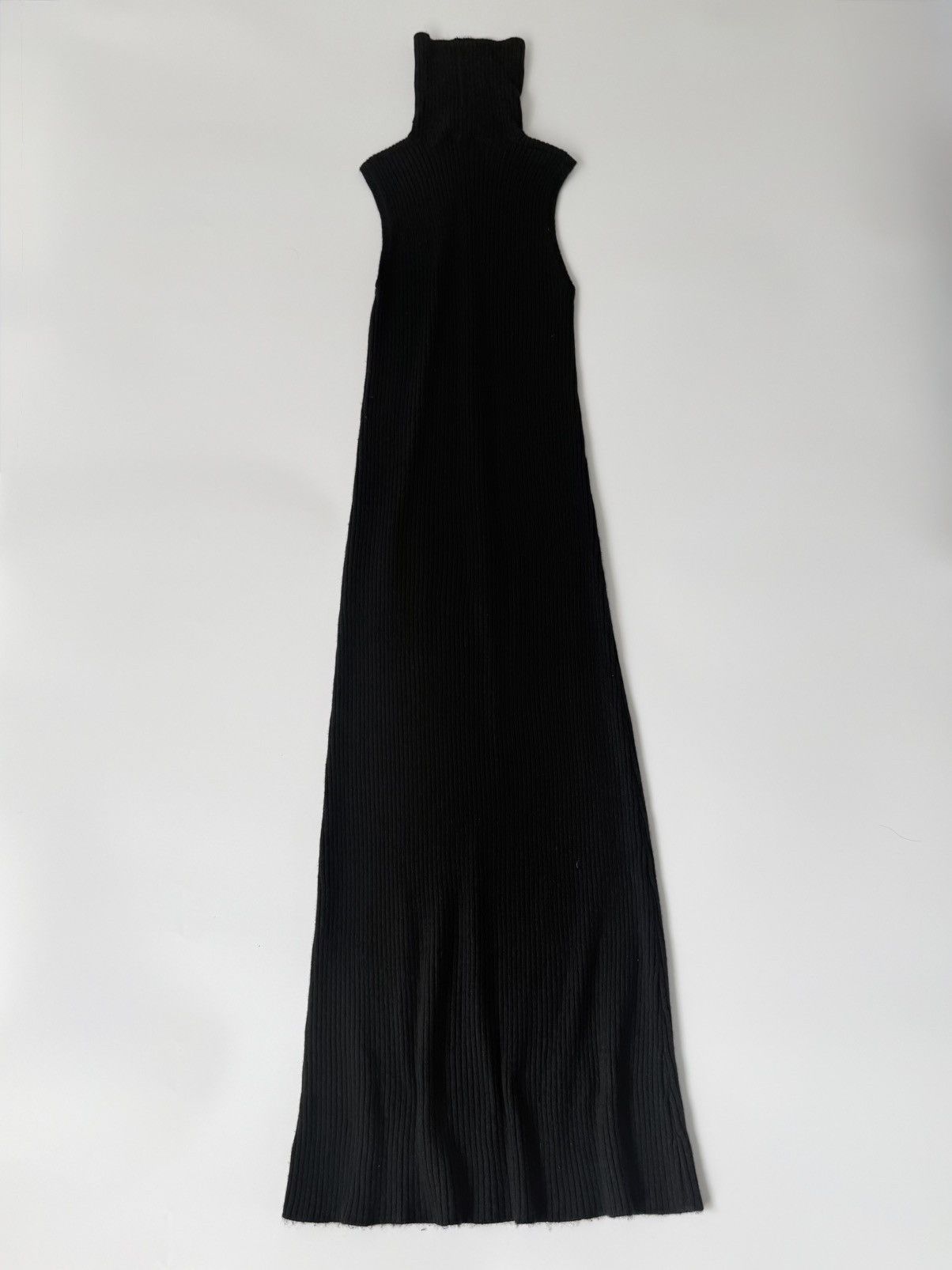 Chanel Chanel Black Pleated Turtle Neck Maxi Dress Size M / US 6-8 / IT 42-44 - 2 Thumbnail