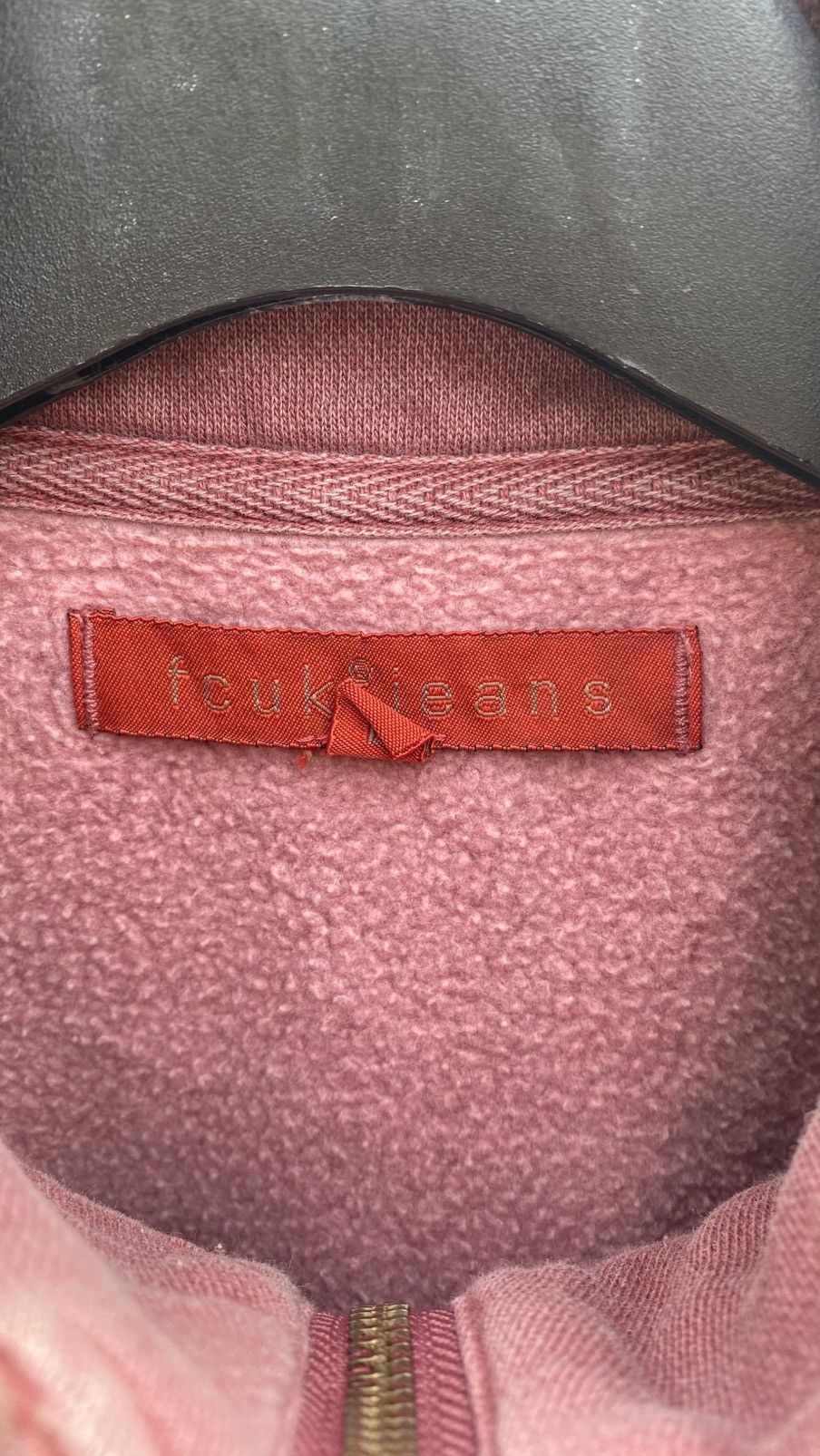 FCUK FCUK stonewashed distressed sweater with dragon embroidery Size US L / EU 52-54 / 3 - 4 Thumbnail