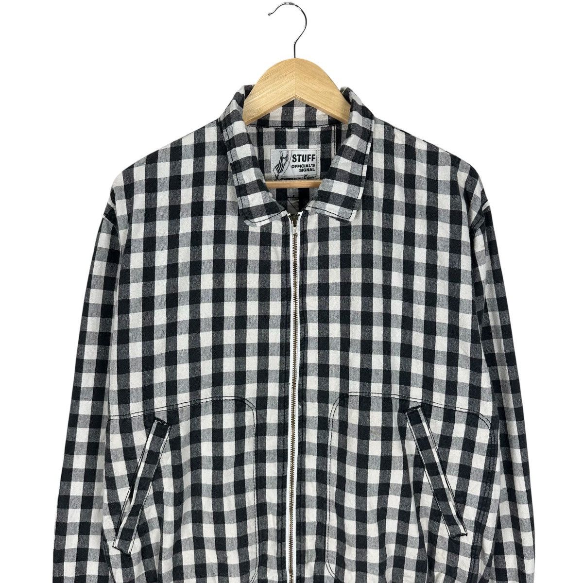 Edwin VINTAGE EDWIN CHECKERED HERRINGTON JACKET Size US L / EU 52-54 / 3 - 3 Thumbnail