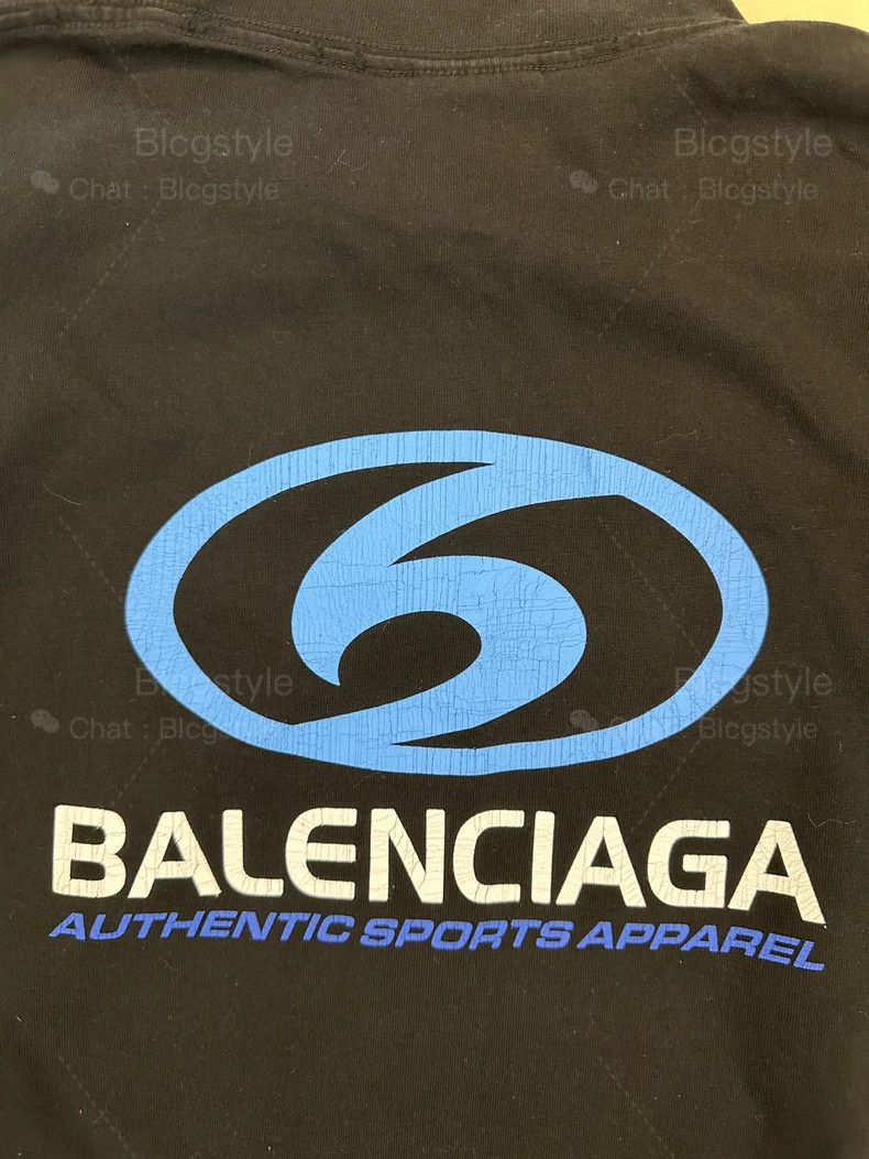 Balenciaga Balenciaga Surfing Logo Short Sleeve T-Shirt Size US M / EU 48-50 / 2 - 5 Thumbnail