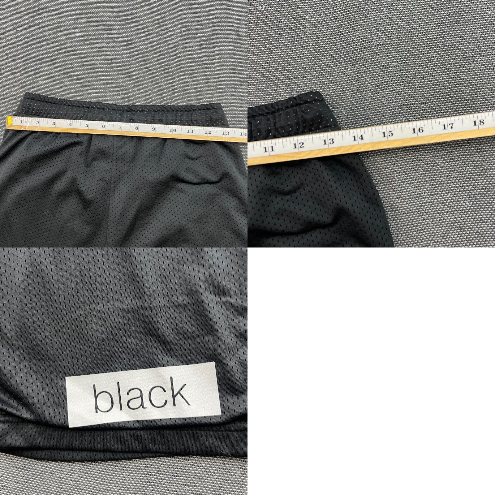 Vintage PYREX Vision Virgil Abloh Mens Shorts XS Black Athletic Drawstring Lightweight Quick Dry Water Resistant Basketball Size US 27 - 9 Thumbnail