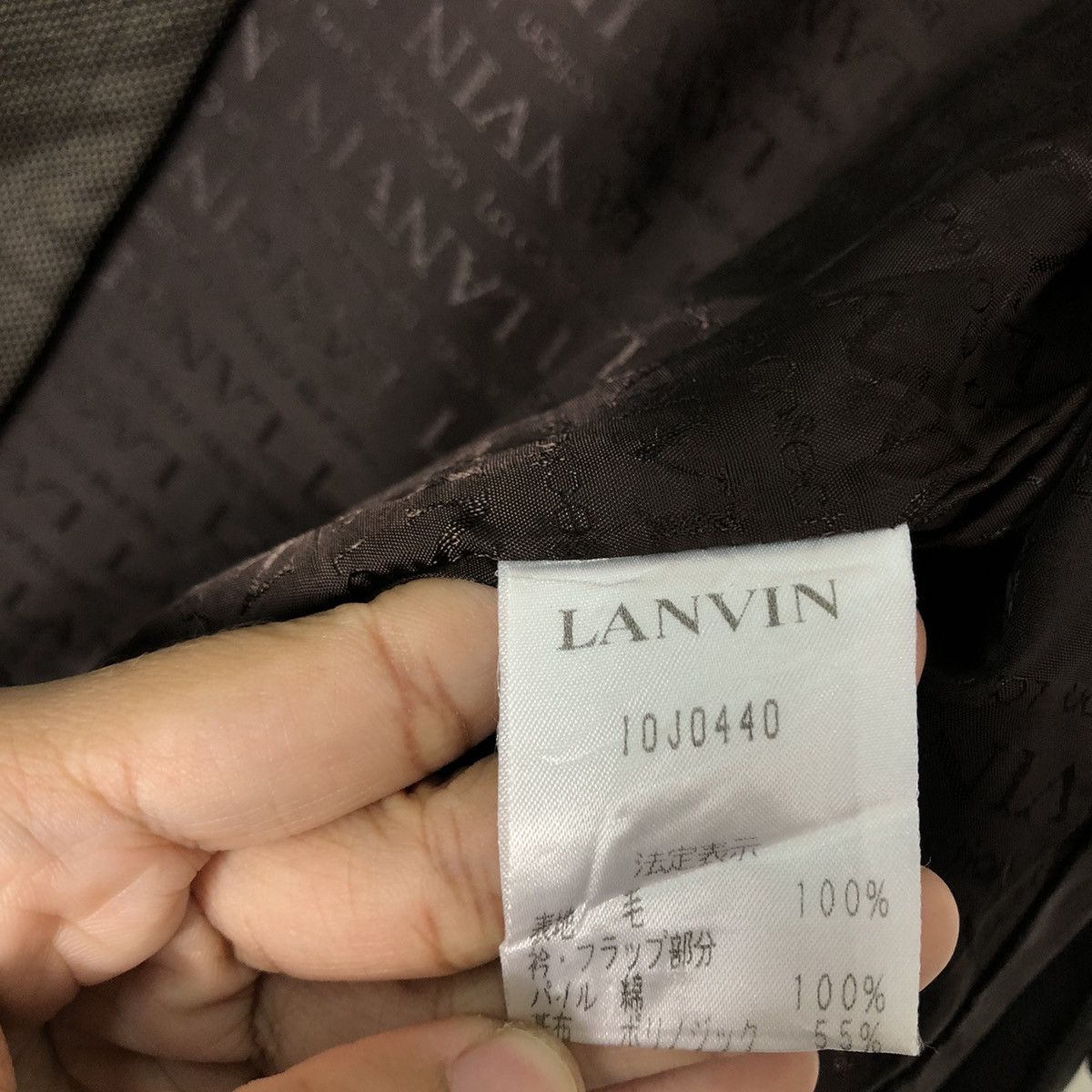 Japanese Brand 👍Vintage Lanvin La Collection Velvet Jacket Size M / US 6-8 / IT 42-44 - 16 Thumbnail