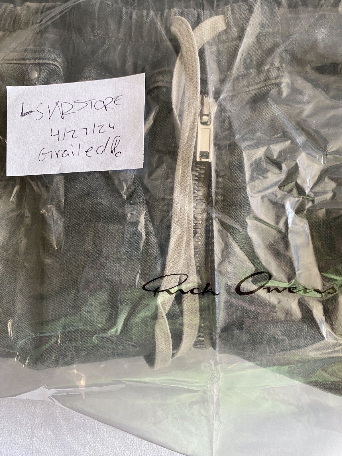 Rick Owens Rick Owens Double Cargo Jumbo Belas EDFU23 Mineral Pearl 48 Size US 32 / EU 48 - 21 Thumbnail