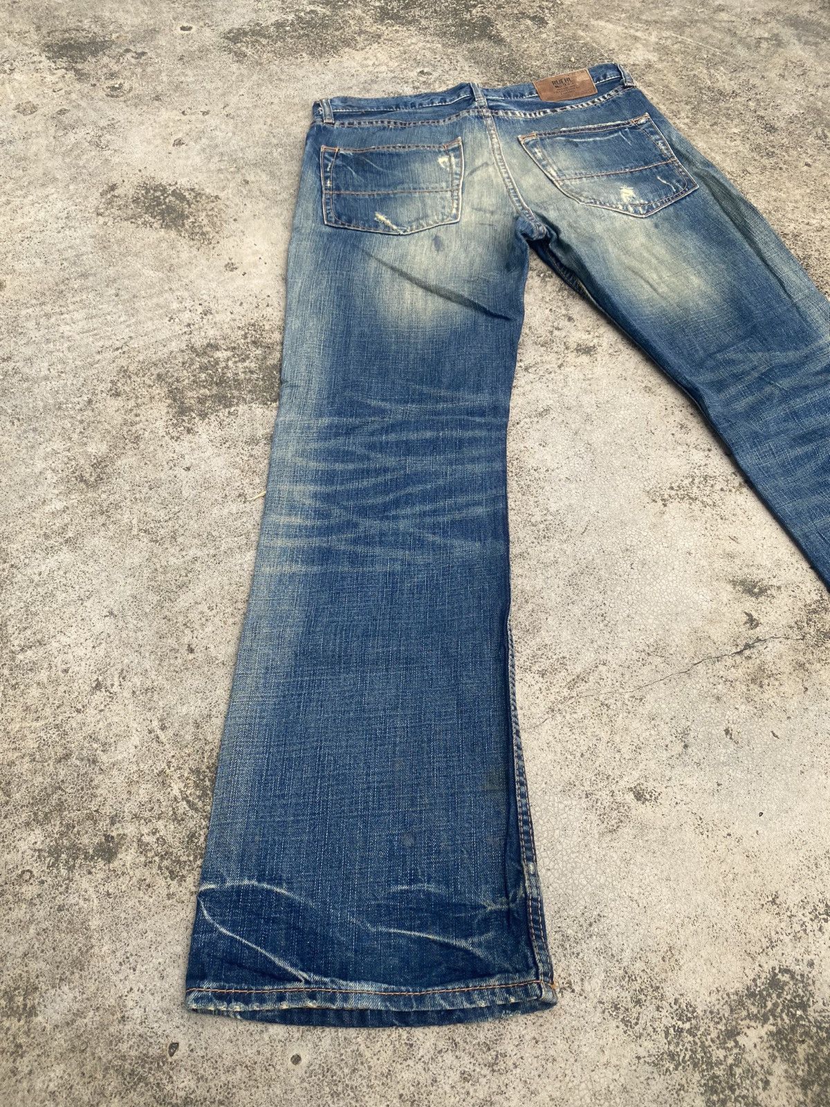 If Six Was Nine × Japanese Brand × Ruehl No. 925 Flare Jeans Ruehl No 925 Distressd Clawmark Size US 34 / EU 50 - 14 Thumbnail