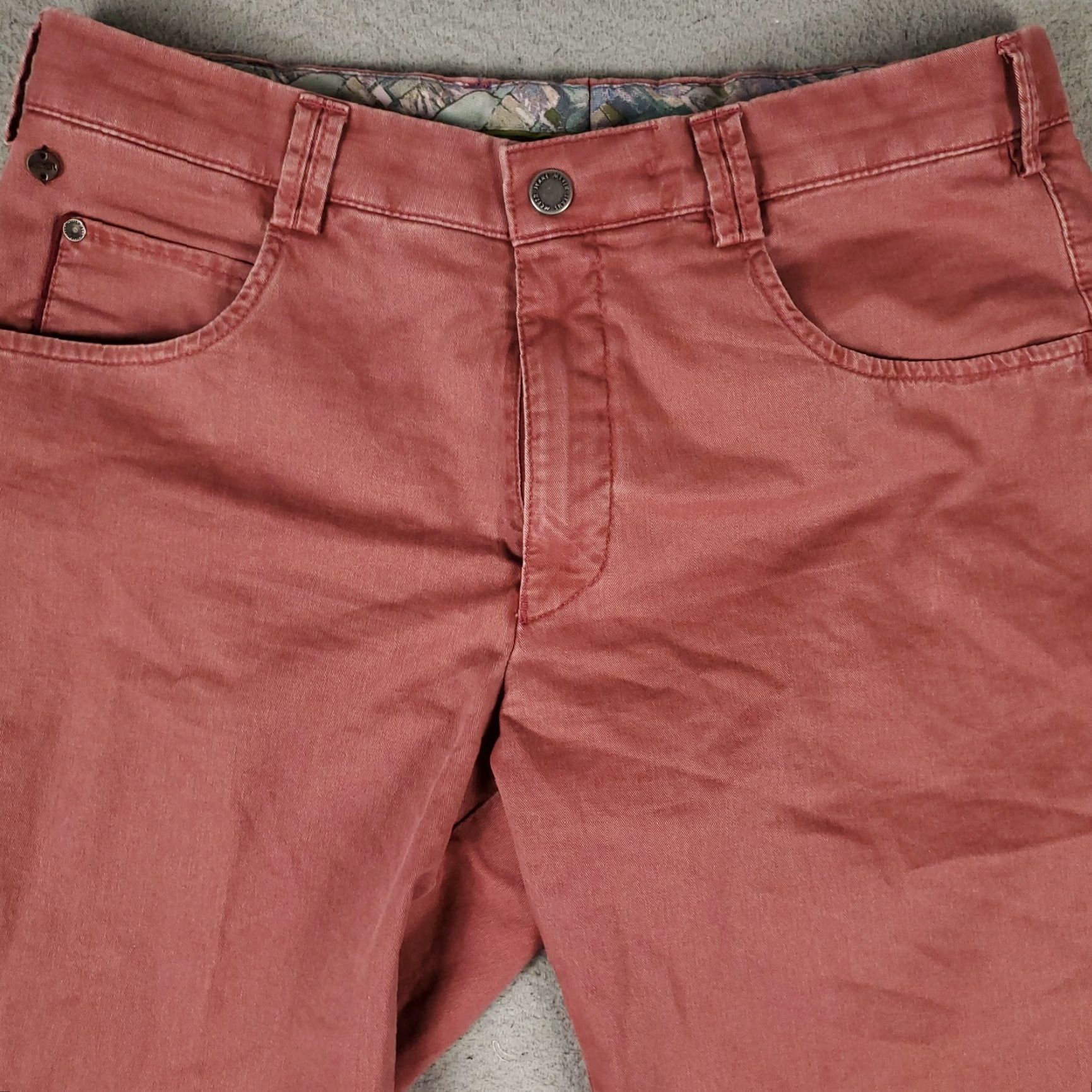 Vintage Meyer Pants Mens Size 31x29 Red Flat Front Casual Trousers Chino Size US 31 - 2 Thumbnail