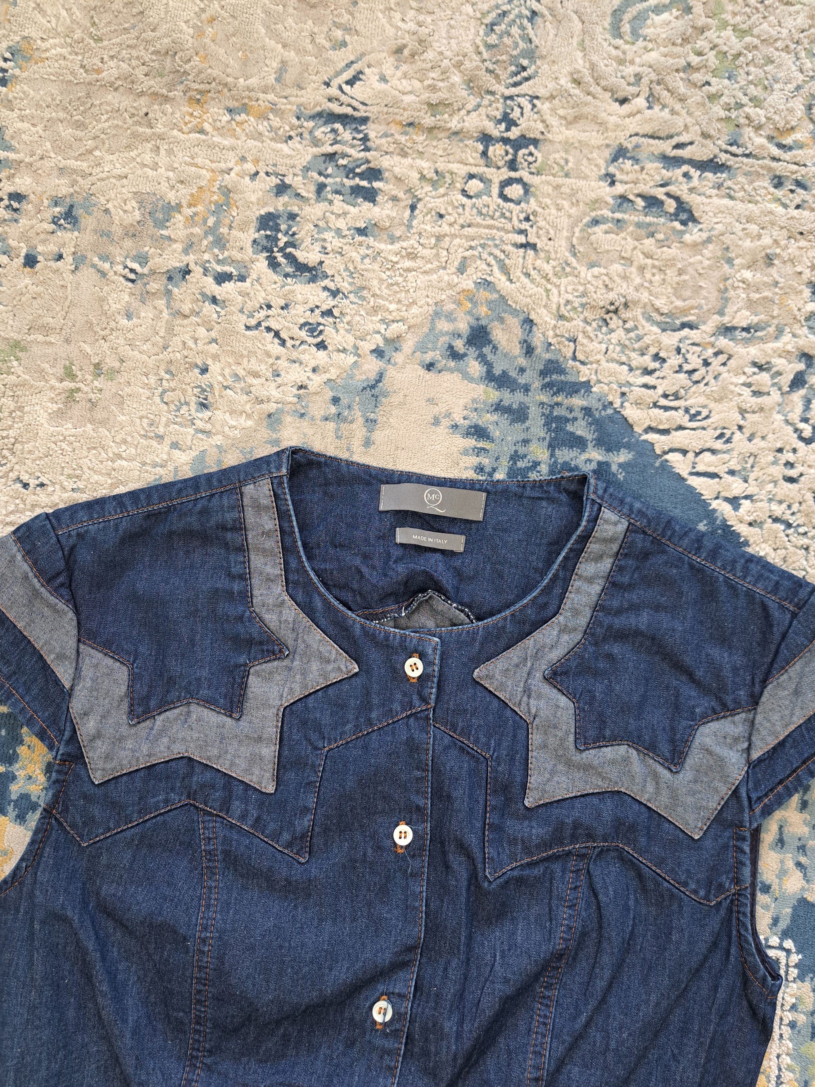 Alexander McQueen Alexander McQueen Denim Button Up Sleeveless Blouse Size M / US 6-8 / IT 42-44 - 2 Thumbnail