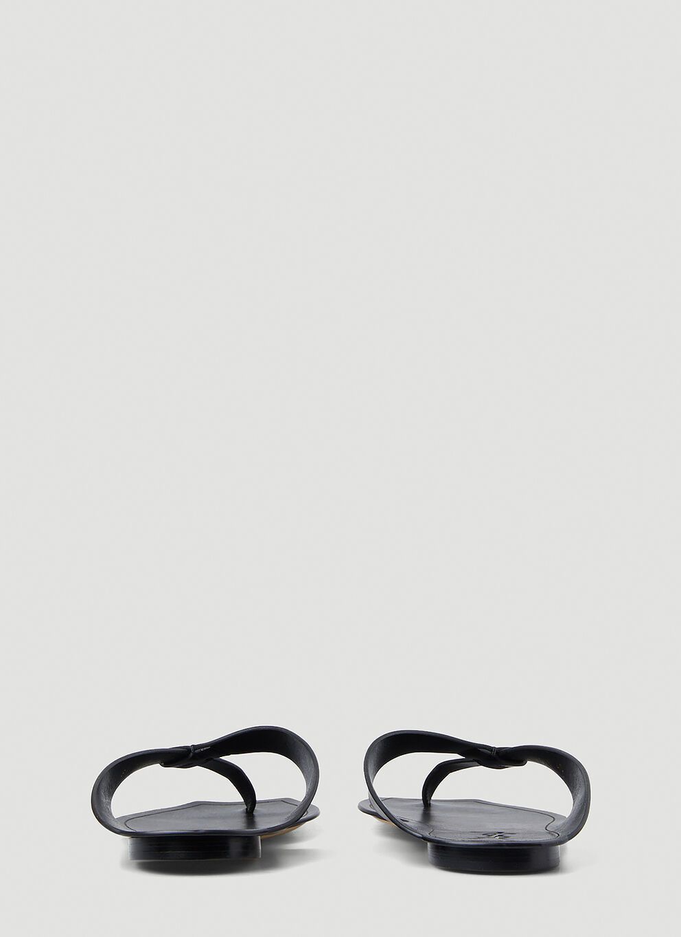 Saint Laurent Paris o1bcso1str1024 Isla Flat Sandals in Black Size US 7 / EU 40 - 4 Thumbnail