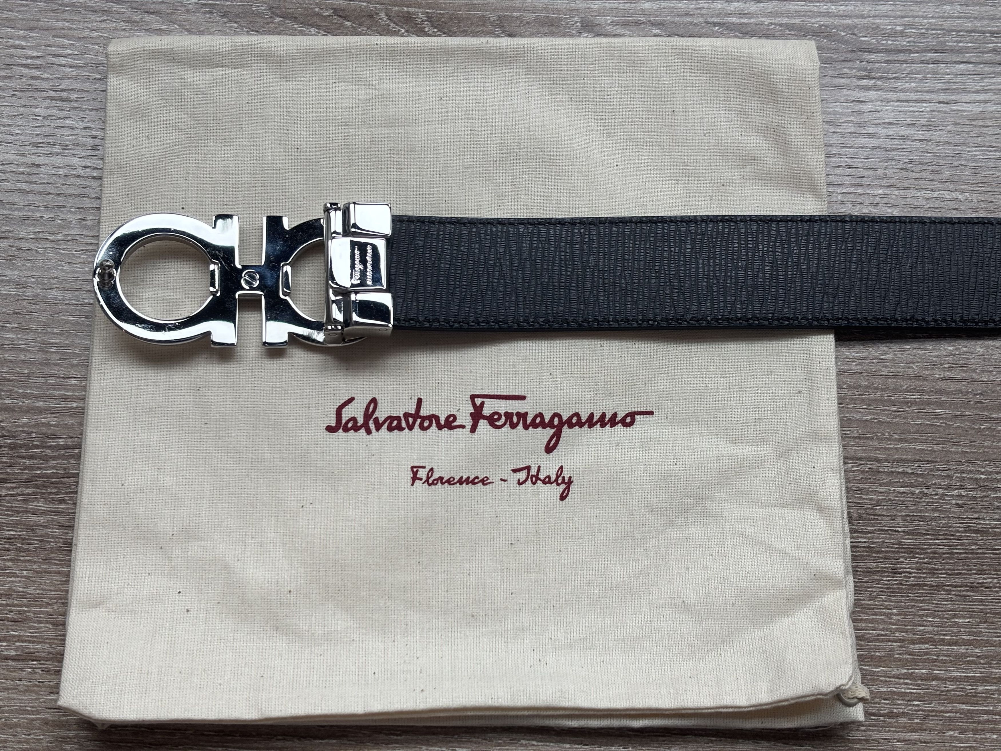 Salvatore Ferragamo Reversible Double Gancini Belt Size 28 - 2 Thumbnail