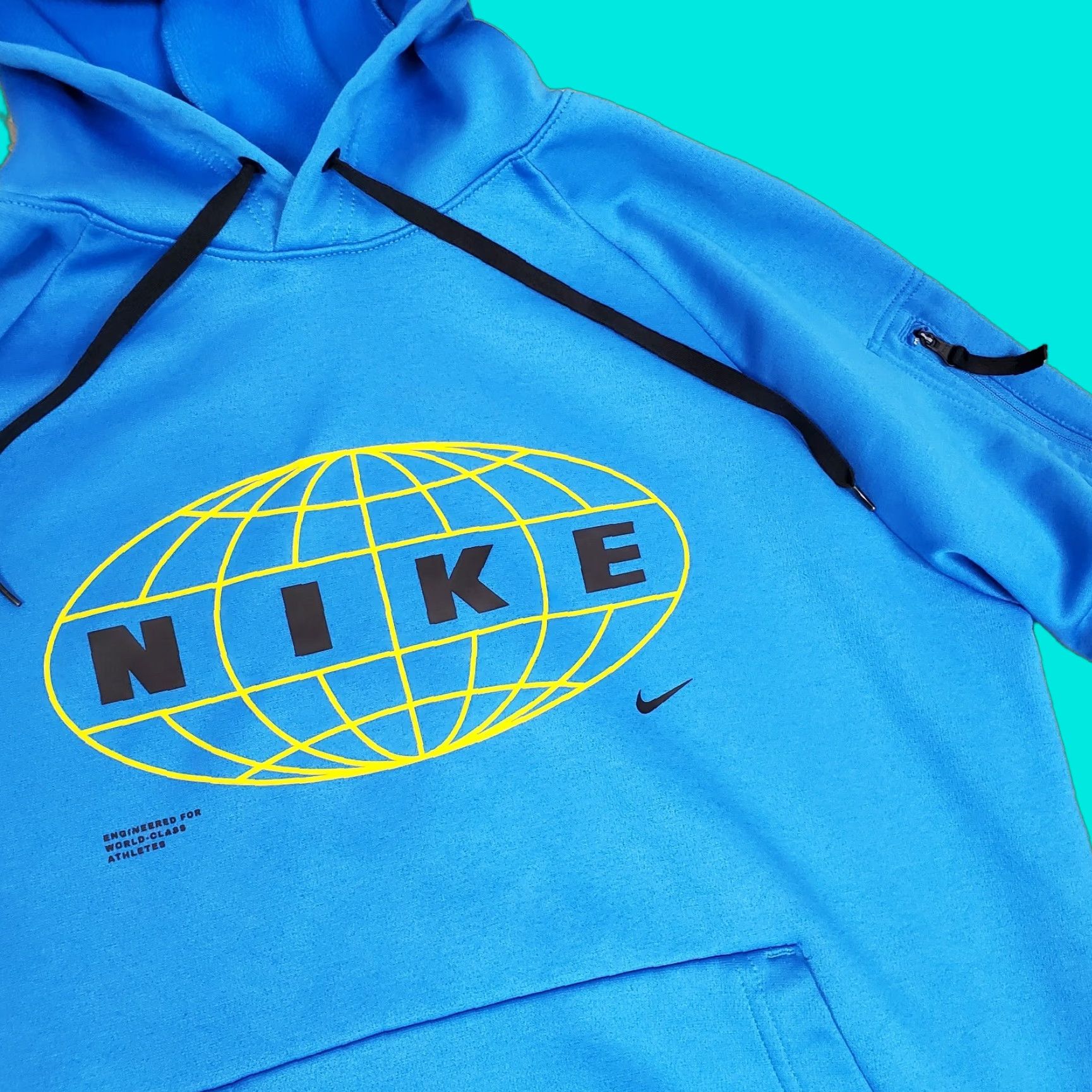 Nike Nike Hoodie Mens Medium Blue Therma Fit Pullover Sweatshirt Logo DQ4840 435 Size US M / EU 48-50 / 2 - 1 Thumbnail