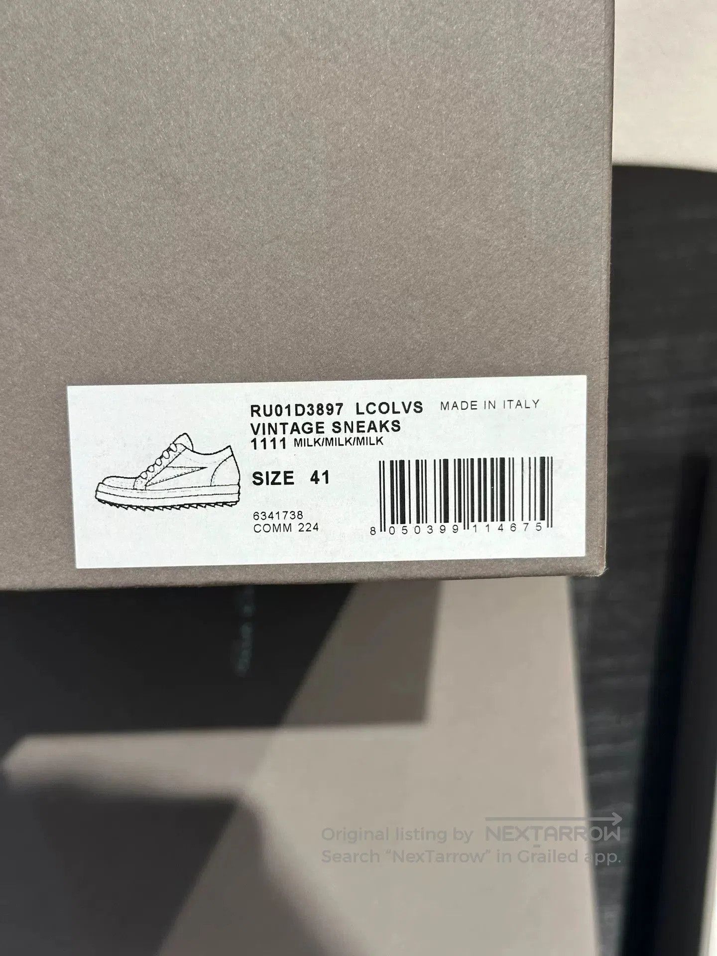 Rick Owens Rick Owens Low-Top White Shoes. Size US 8 / EU 41 - 9 Thumbnail