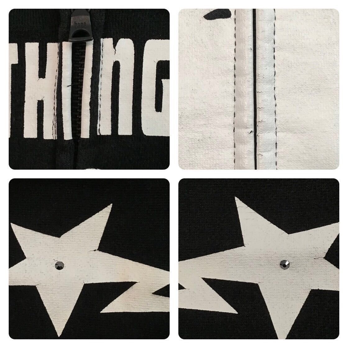Bape × Nigo × Swarovski 2012 BAPE STA Black Swarovski zip hoodie a bathing ape NIGO Size US M / EU 48-50 / 2 - 8 Thumbnail