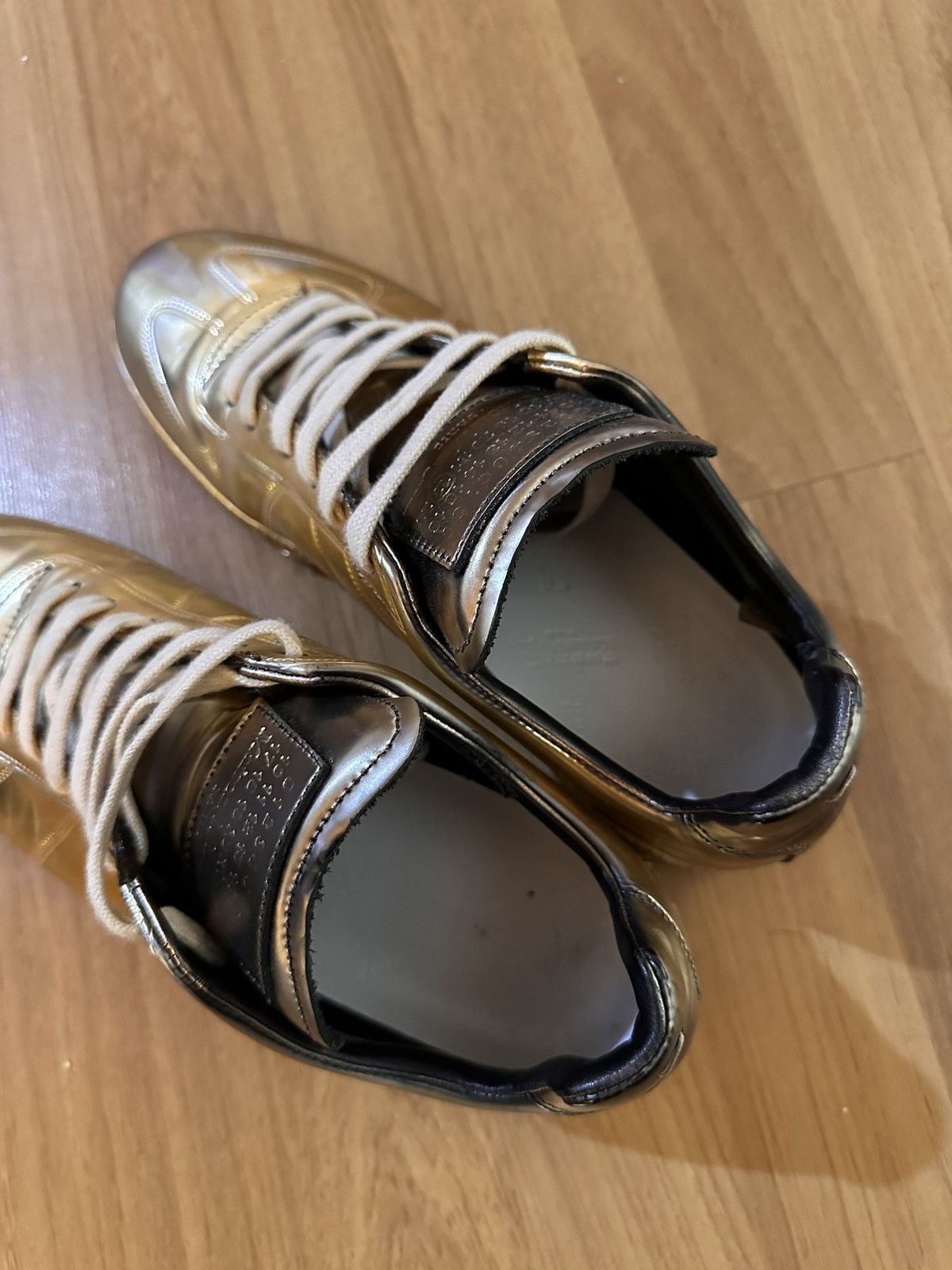 Maison Margiela Maison Margiela GAT Gold Ombre Limited Edition Size US 8 / EU 41 - 11 Thumbnail