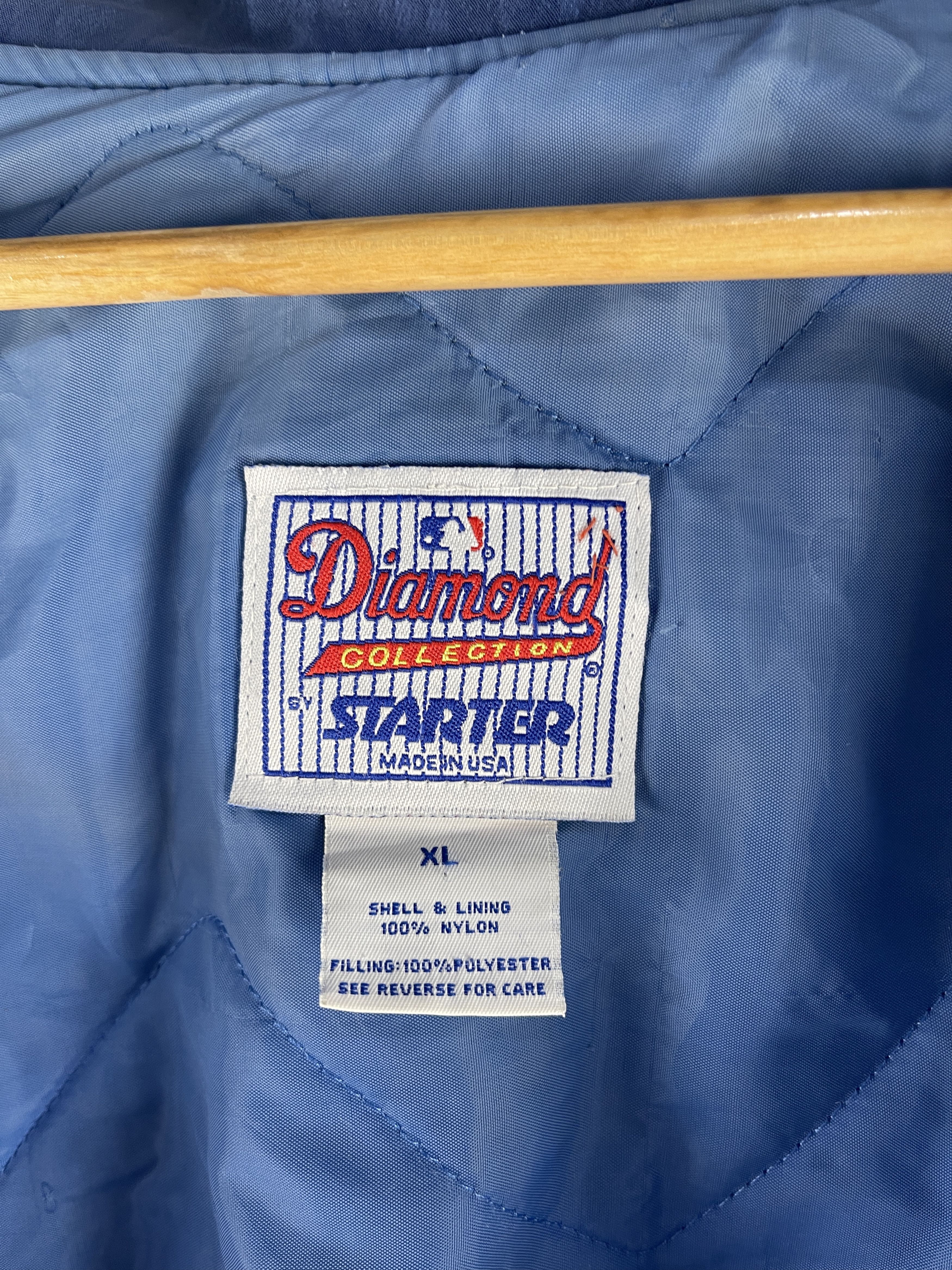 Starter Vintage starter Texas Rangers bomber puffer jacket Size US XL / EU 56 / 4 - 13 Thumbnail