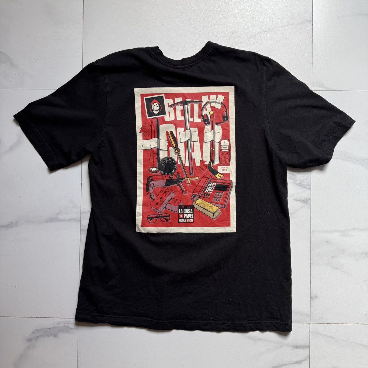 Reebok Reebok x La Casa De Papel Money Heist Tee Size US L / EU 52-54 / 3 - 3 Thumbnail
