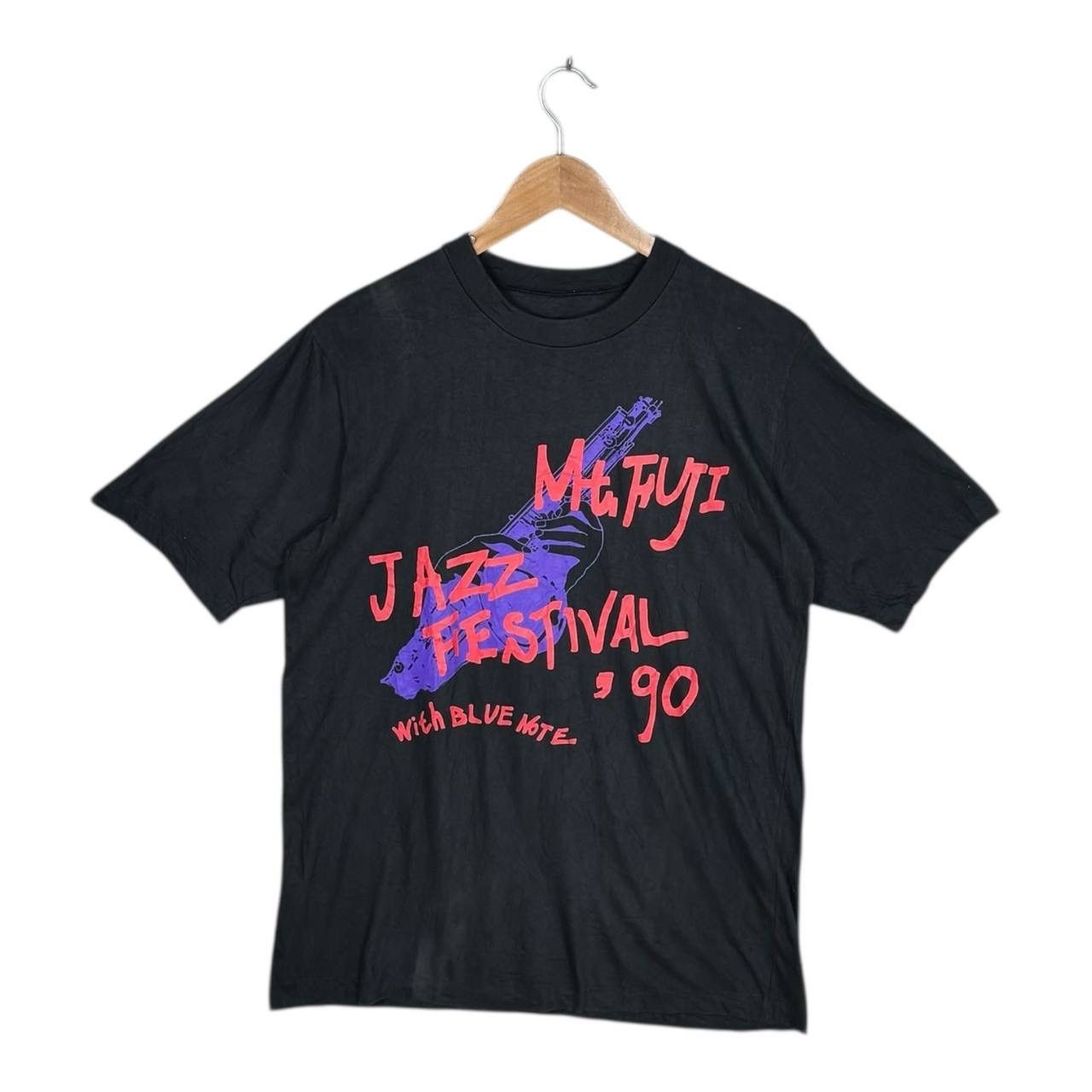 Band Tees Vintage 1990 Mt. Fuji Jazz Festival Blue Note Shirt 90s Size US M / EU 48-50 / 2 - 1 Thumbnail