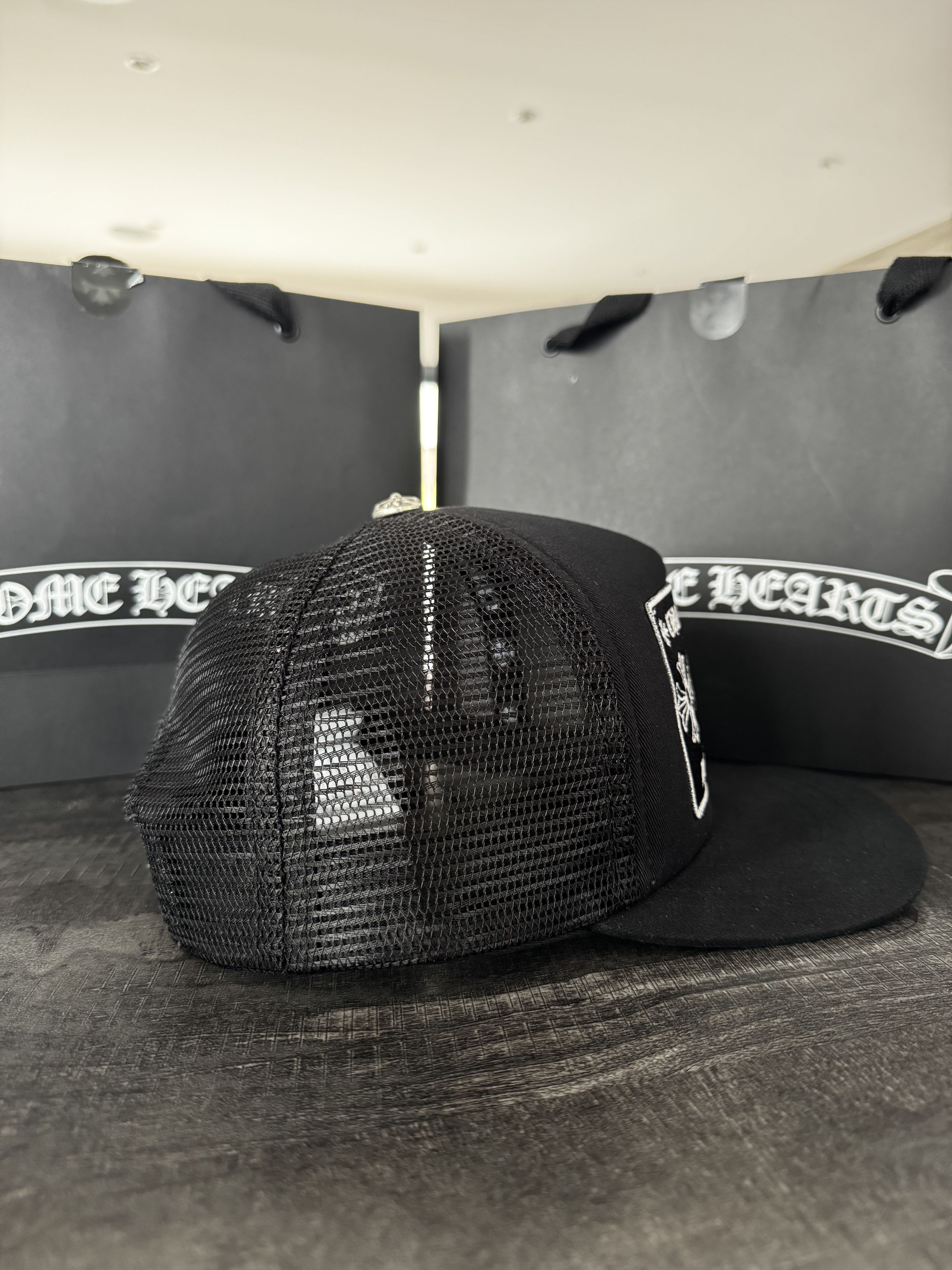 Chrome Hearts CH Hollywood Trucker Hat Black Size ONE SIZE - 5 Thumbnail