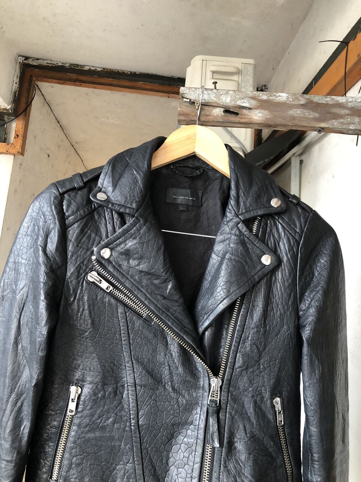 Mackage Mackage Punk Distressed Leather Biker Jacket Size XS / US 0-2 / IT 36-38 - 11 Thumbnail