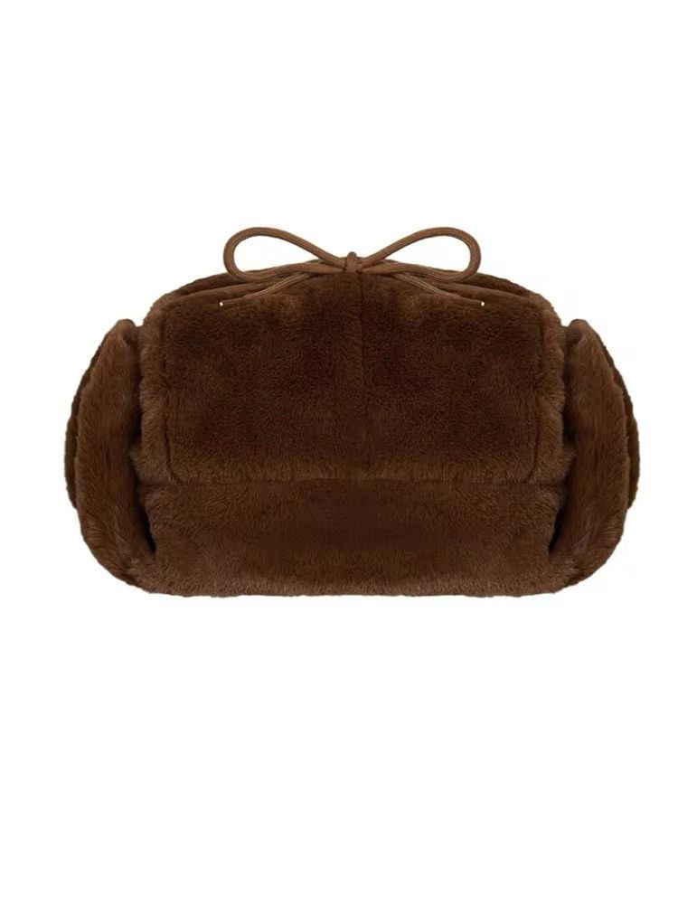 Other Winter Warm Hat Brown Cute Size ONE SIZE - 2 Thumbnail
