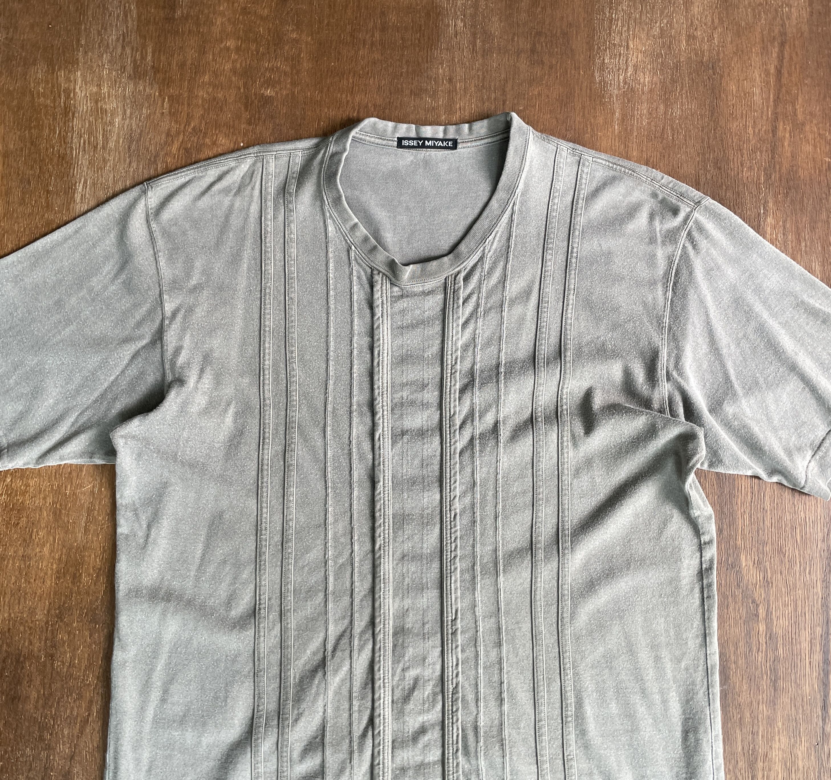 Issey Miyake ISSEY MIYAKE Vintage Stripped Tee Size US M / EU 48-50 / 2 - 2 Thumbnail