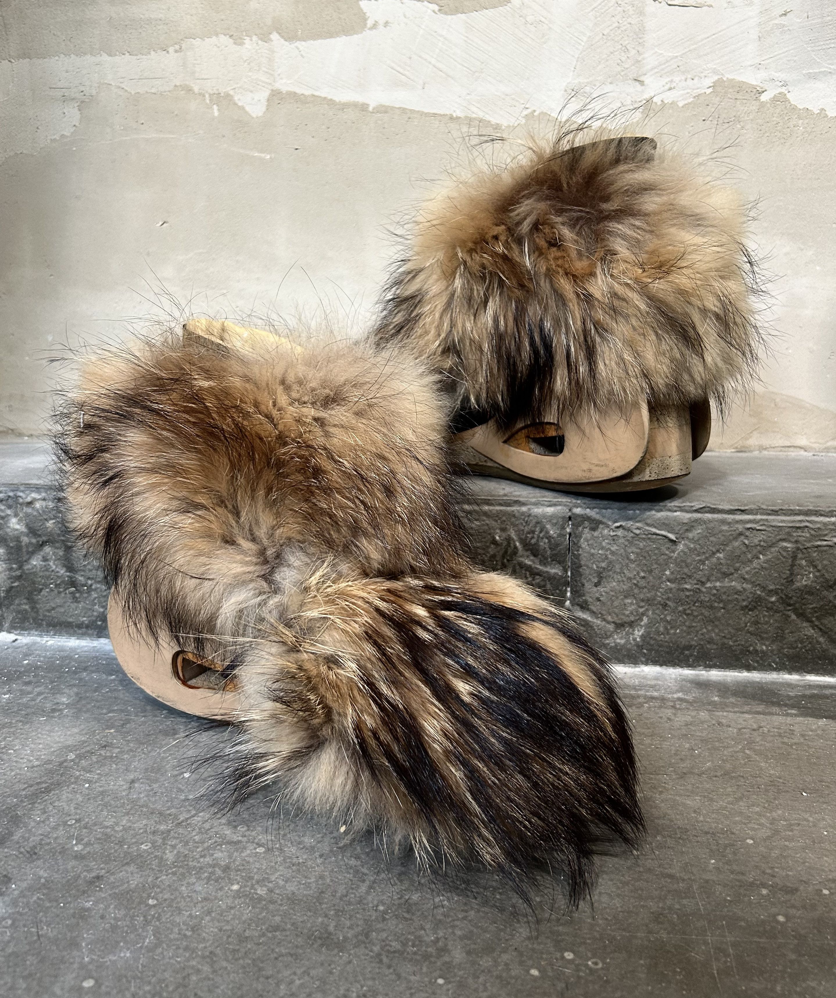 Other 90s Detachable Pile Fur Boots Size US 9 / EU 42 - 1 Thumbnail