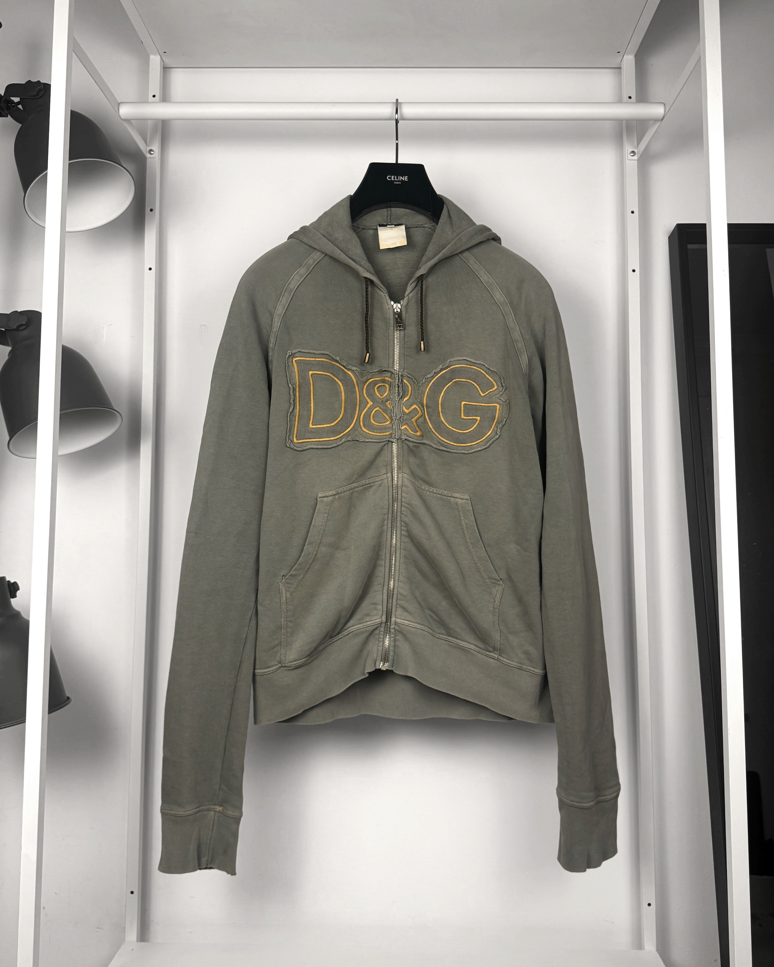 トップス 00s D&G Dolce&Gabbana hoodie archive y2k Dolce & Gabbana Vintage Y2K Archive Dolce & Gabbana Sport Striped