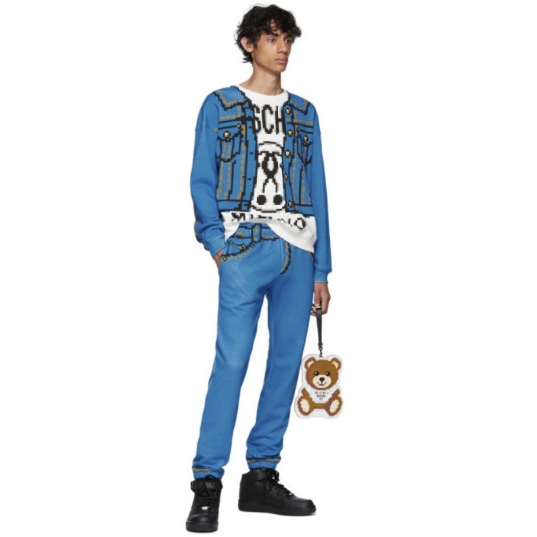 Moschino Moschino Runway The Sims Pixel Teddy Bear Crossbody Bag Size ONE SIZE - 21 Thumbnail