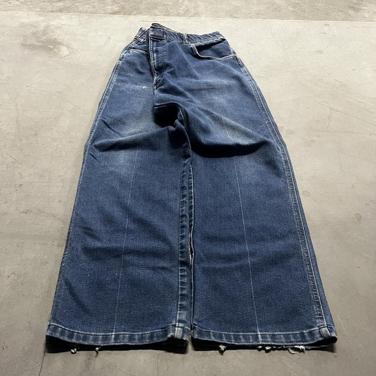 Japanese Brand × Vintage Vintage Y2K/2000s Skater Style Medium Wash Denim Jeans! Size US 36 / EU 52 - 3 Thumbnail