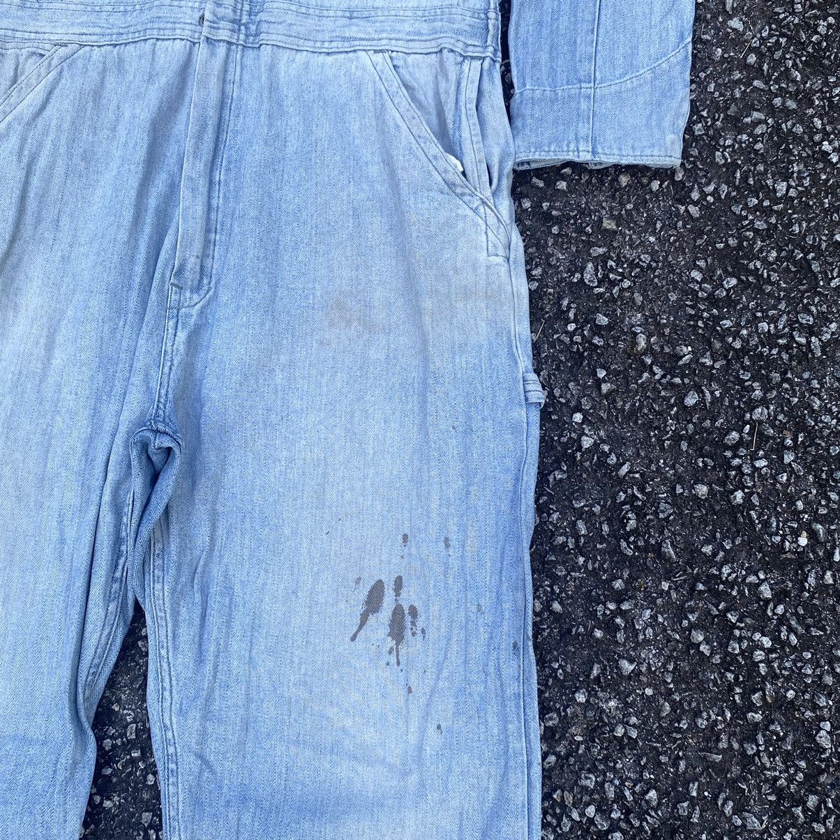 Dickies Vintage Dickies Dirty Distressed Denim Coveralls Size US 41 - 6 Thumbnail