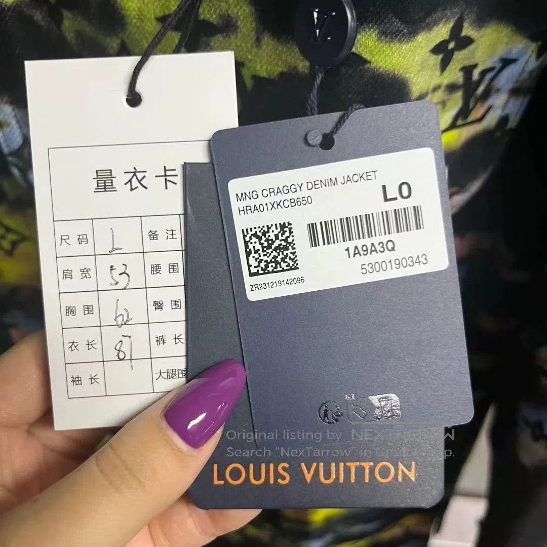 Louis Vuitton colorful black long sleeve denim shirt. Size US L / EU 52-54 / 3 - 5 Thumbnail