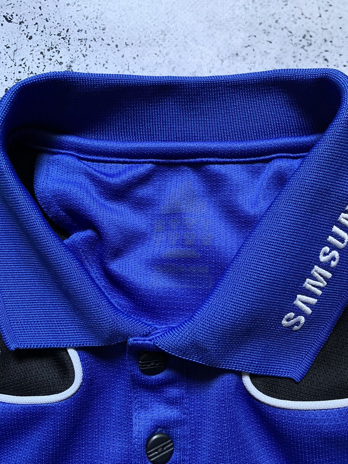 Vintage Adidas Chelsea 2008 Football Polo T-Shirt Soccer Jersey Y2K Size US L / EU 52-54 / 3 - 3 Thumbnail
