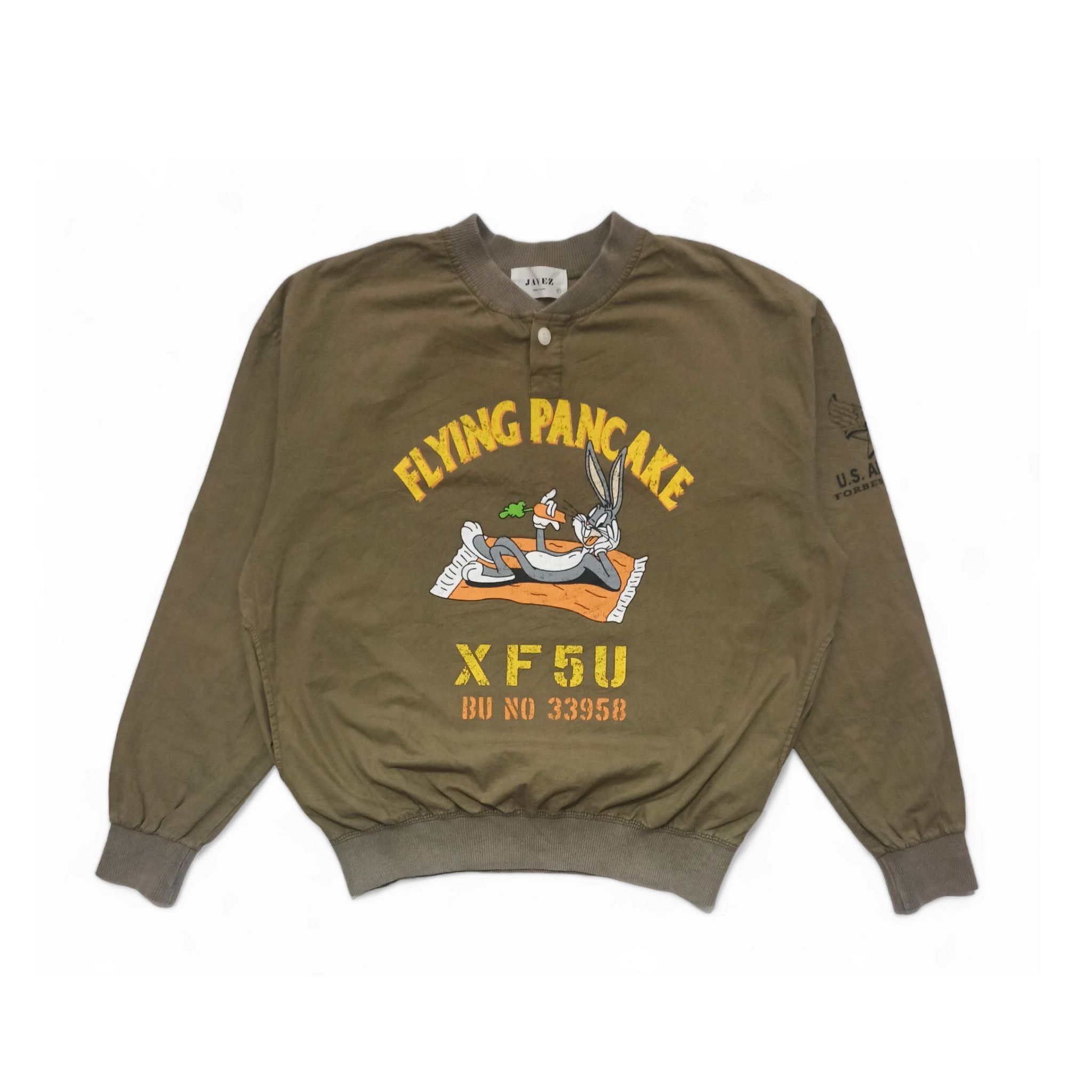 Vintage Vintage Military Style Bugs Bunny USAAF Flying Jacket Size US M / EU 48-50 / 2 - 1 Thumbnail
