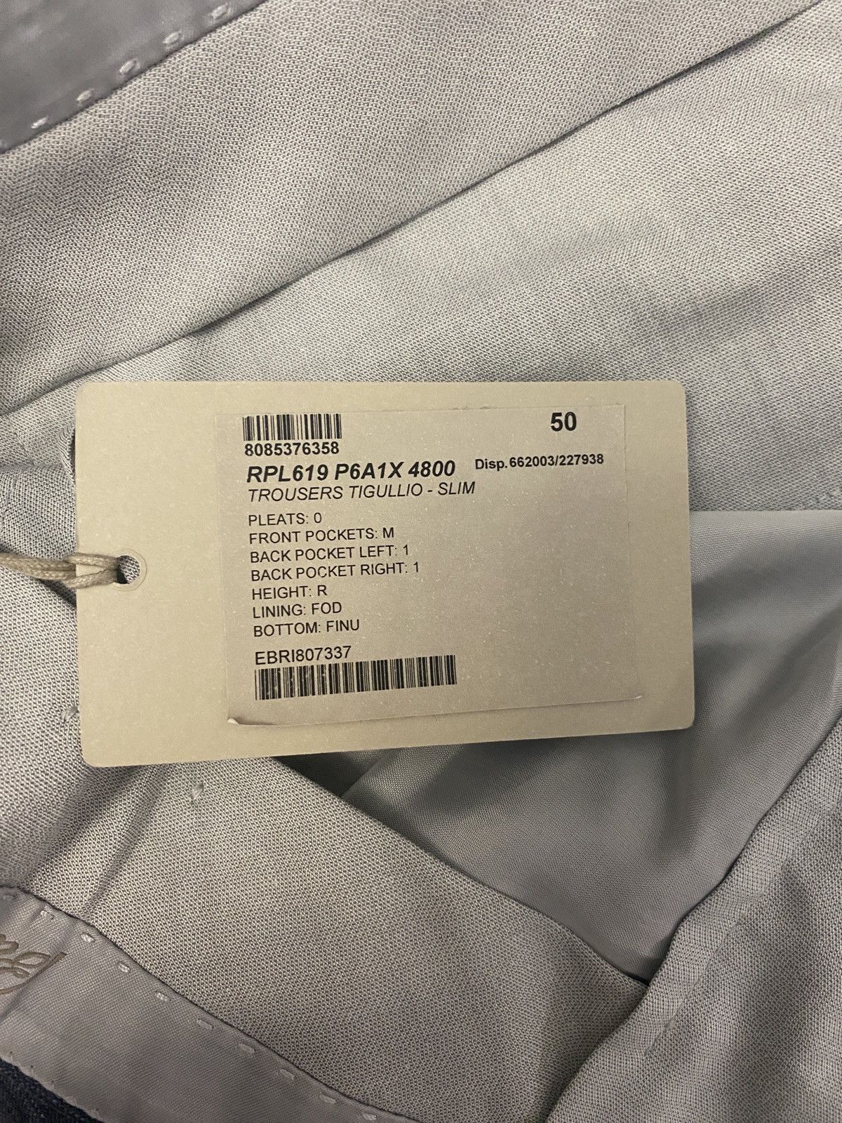 Brioni Brioni Bluette Slim Trousers Size US 34 / EU 50 - 5 Thumbnail