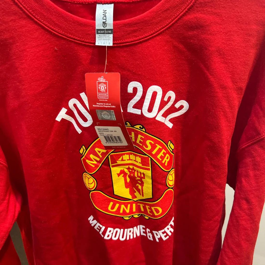 Vintage Manchester United Jumper Size US L / EU 52-54 / 3 - 2 Thumbnail