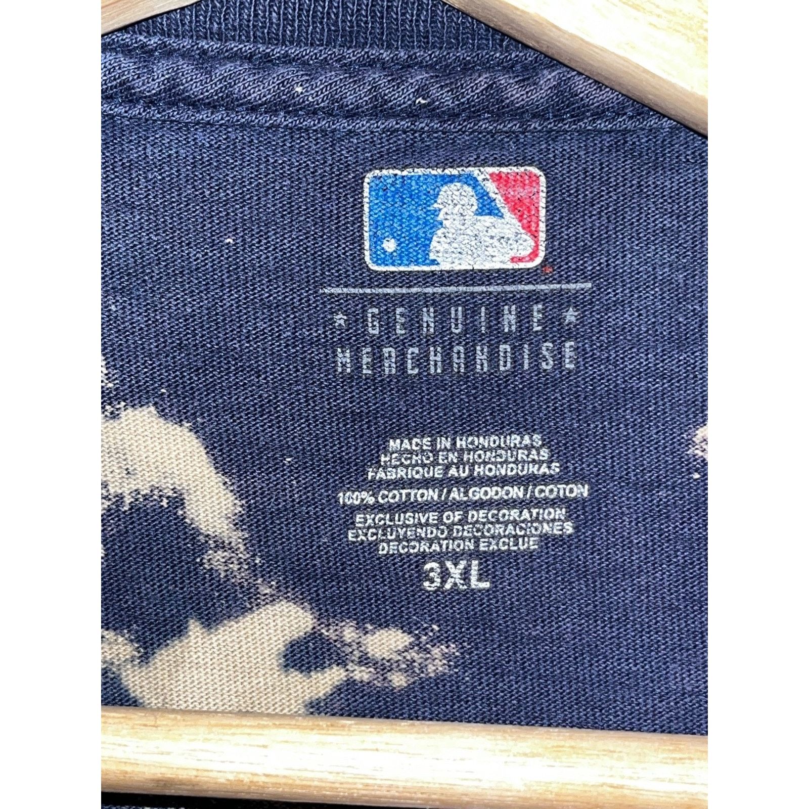 Majestic New York Yankees Mark Teixeira Bleach Dye T-Shirt MLB 3XL Size US XXL / EU 58 / 5 - 5 Thumbnail