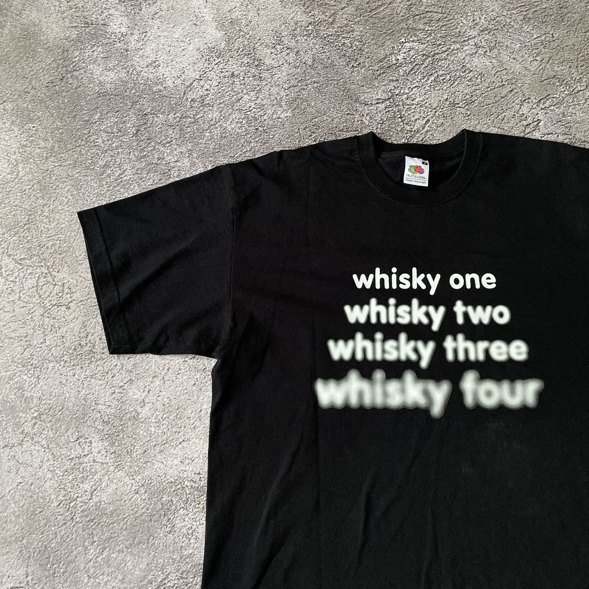 Vintage Vintage Y2K Whisky Graphic Tee Black Single Stitch Punk M Size US M / EU 48-50 / 2 - 4 Thumbnail