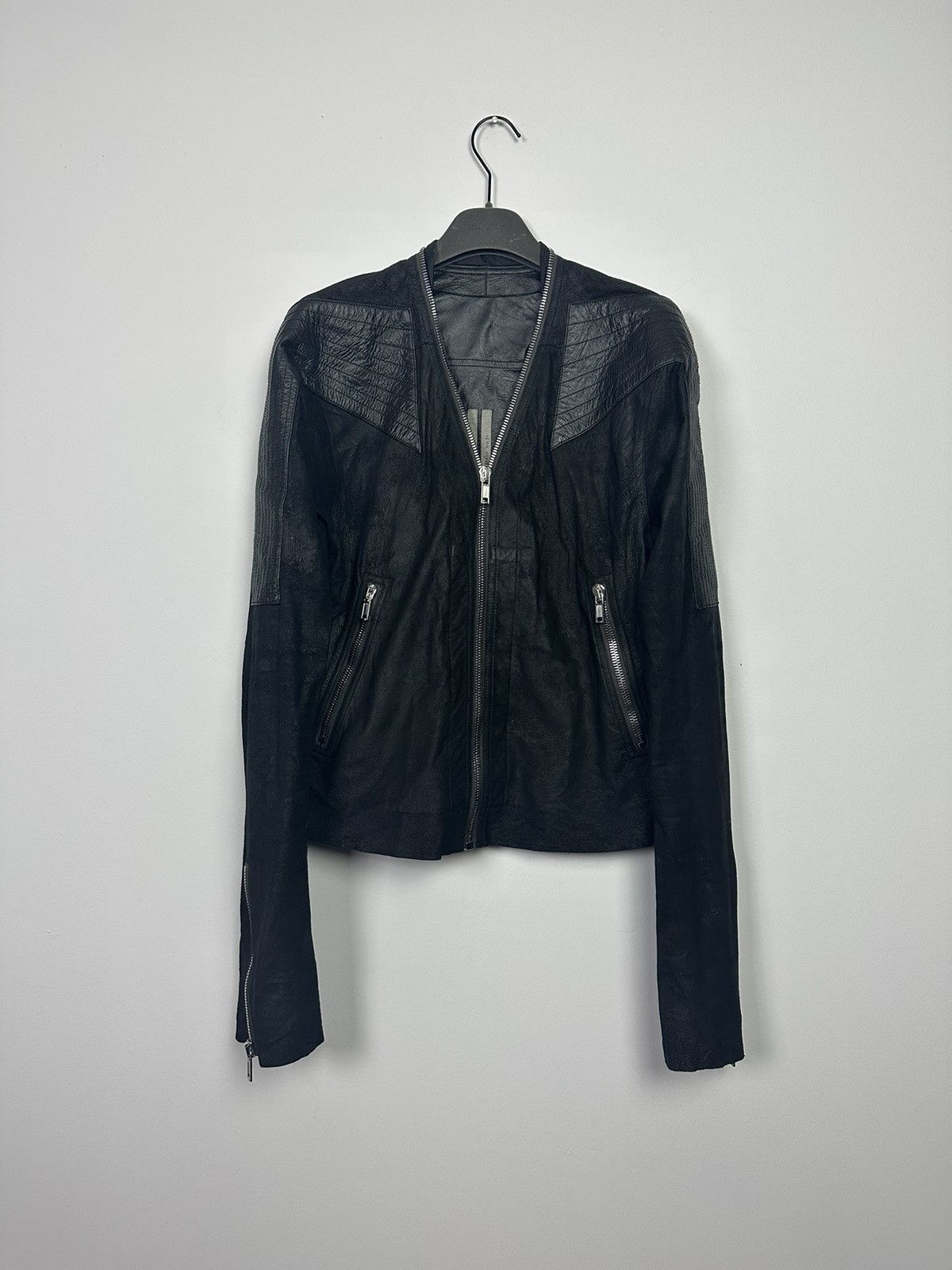 Rick Owens SS21 ‘PHLEGETHON’ Performa Shoulder Cropped Klaus Jacket Size US M / EU 48-50 / 2 - 1 Thumbnail