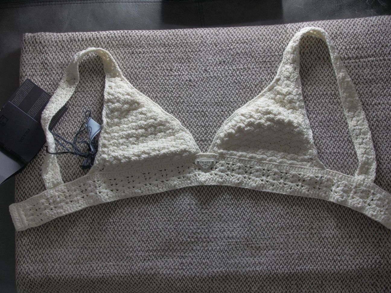 Prada Prada Crochet top Only Vip Creme 💞 Size S / US 4 / IT 40 - 13 Thumbnail